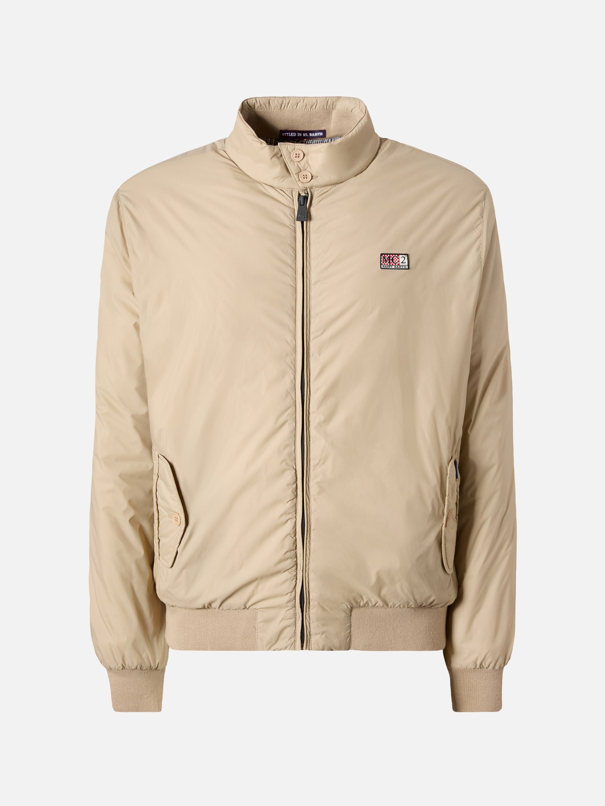 mc2-saint-barth-bomber-leggero-jet-in-beige image 6
