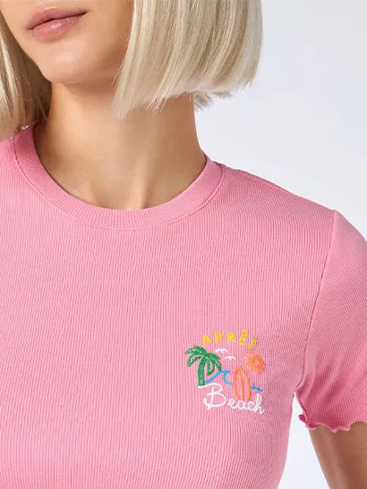 mc2-saint-barth-t-shirt-serena-in-cotone-a-coste-con-ricamo-apr-s-beach-mod-sere image 1