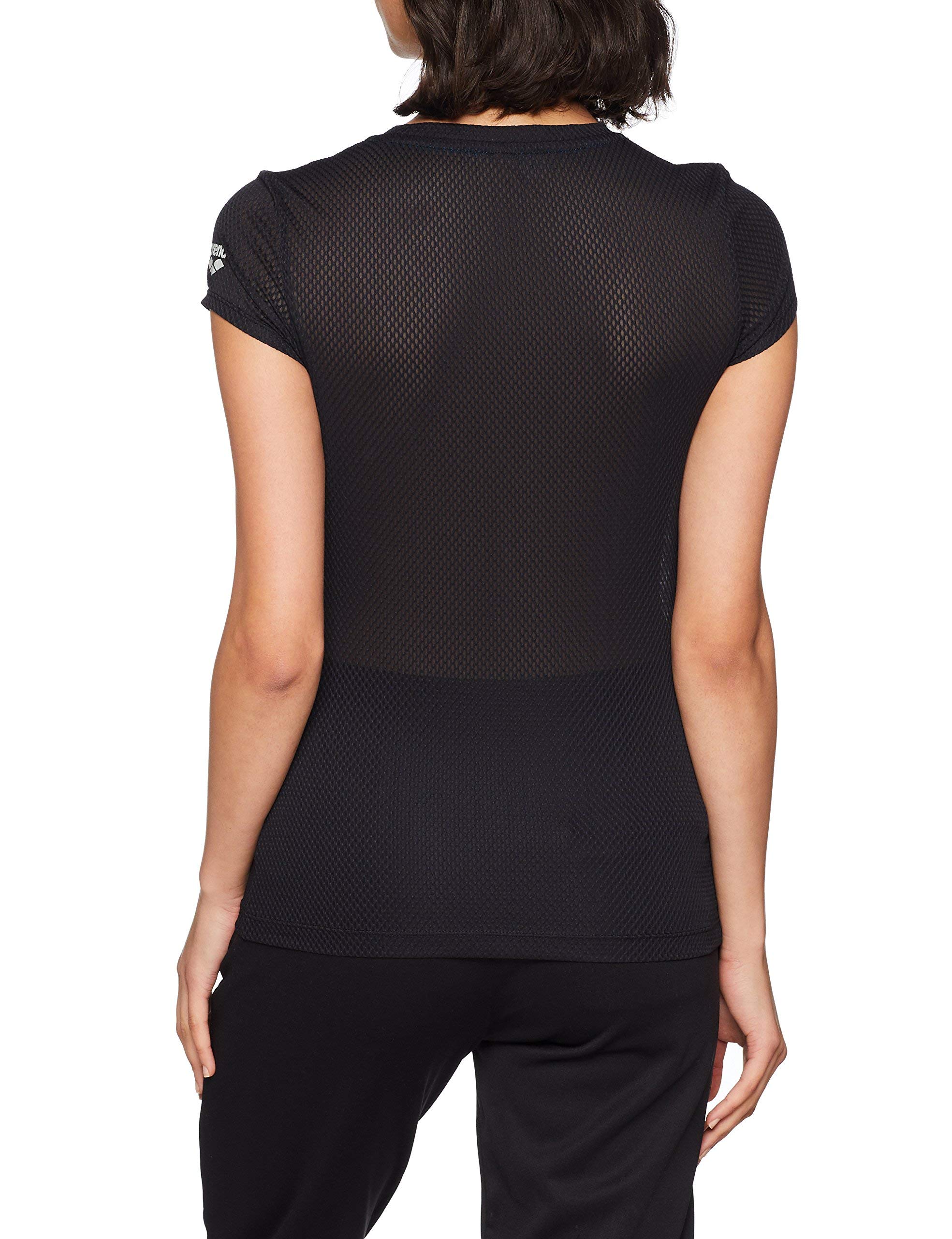 arena-w-gym-s-s-mesh-solid-maglia-donna-manica-corta image 2