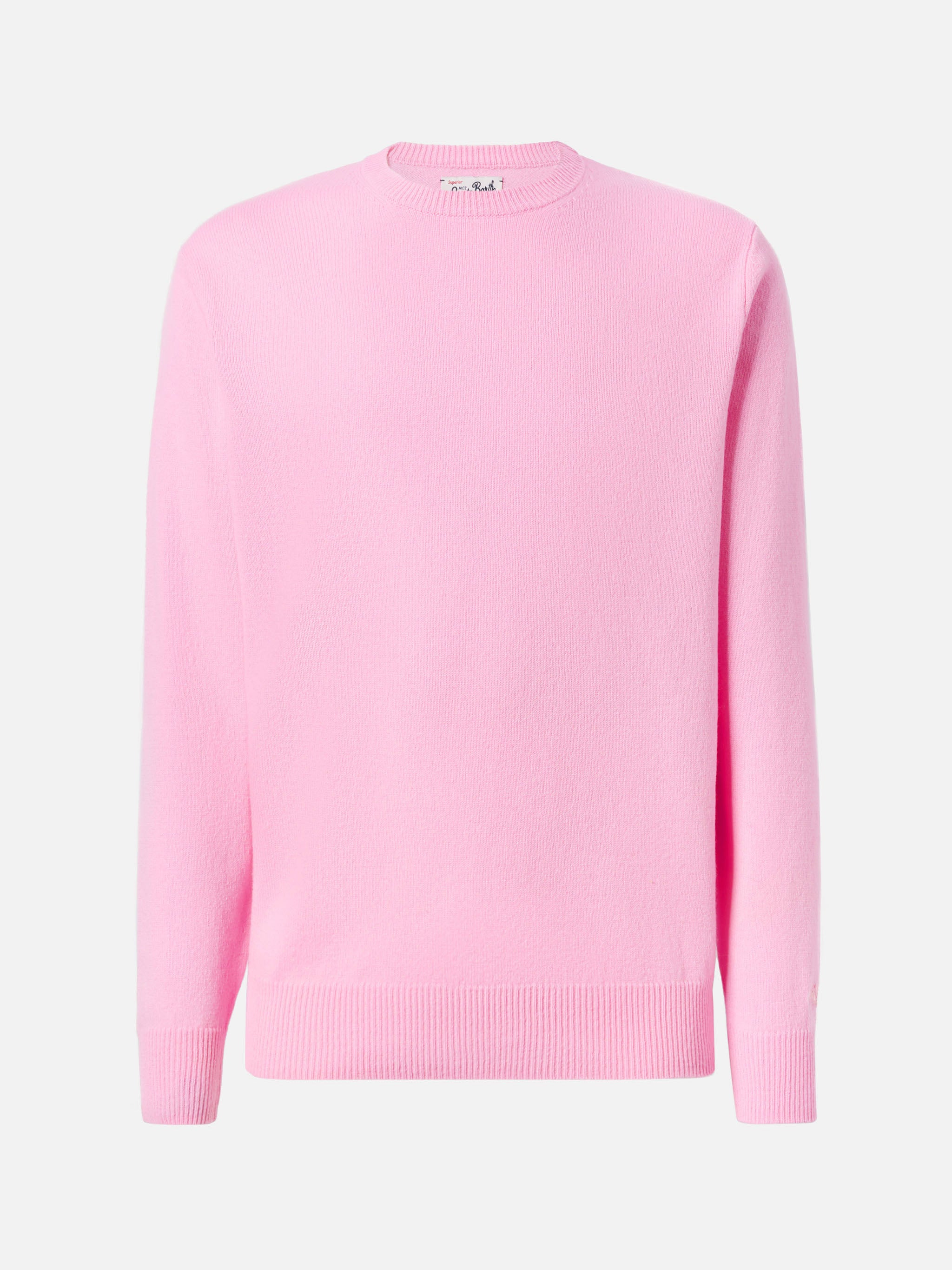 mc2-saint-barth-regent-maglione-100-lambswool-rosa-uomo image 5