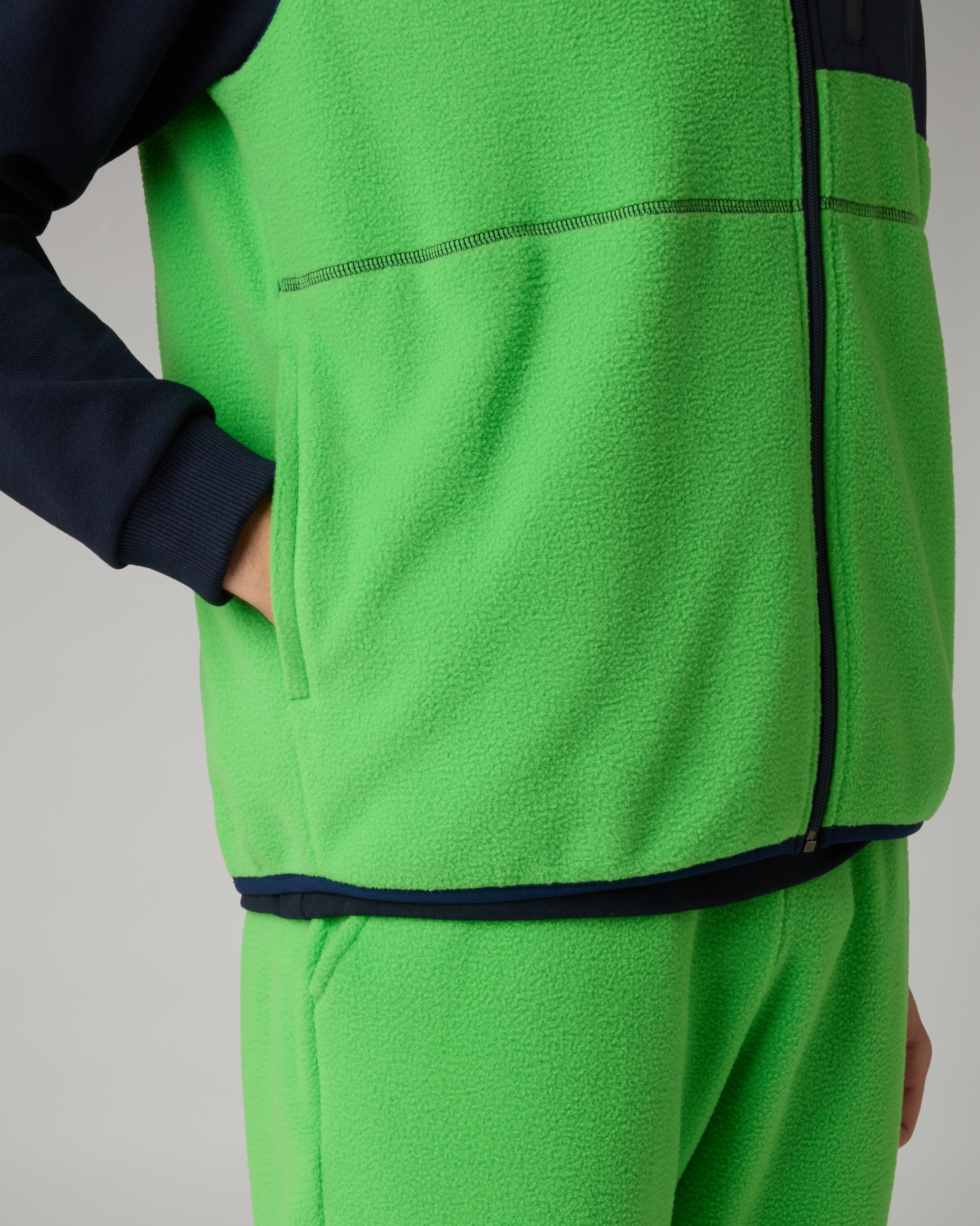 australian-color-block-gilet-smanicato-pile-full-zip image 5