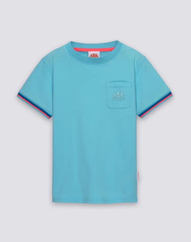 sundek-mini-finn-t-shirt-girocollo-bambino-cotone-arcobaleno image 1