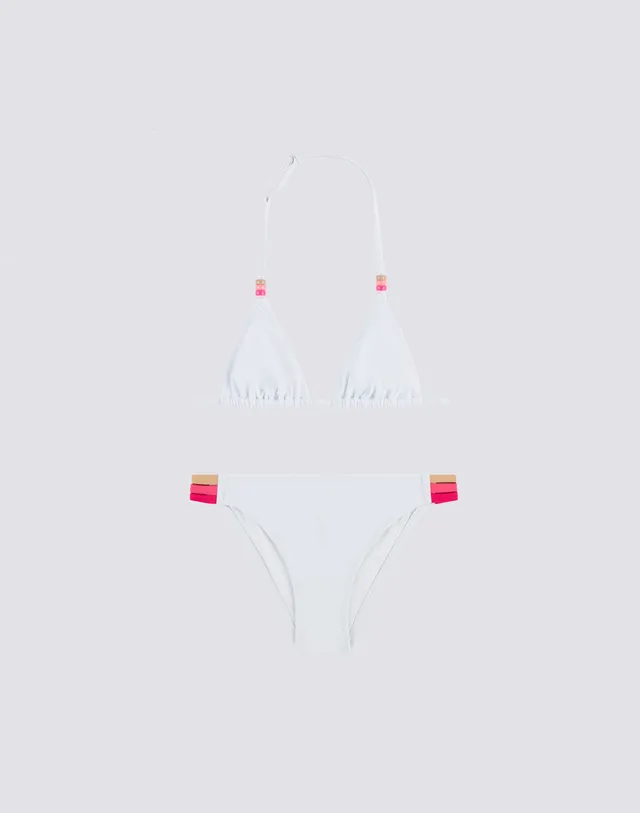sundek-gb00knl30rb-mini-jennifer-bikini-bambina-triangolo-regolabile image 1