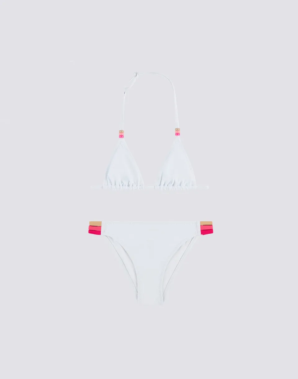 sundek-gb00knl30rb-mini-jennifer-bikini-bambina-triangolo-regolabile image 1