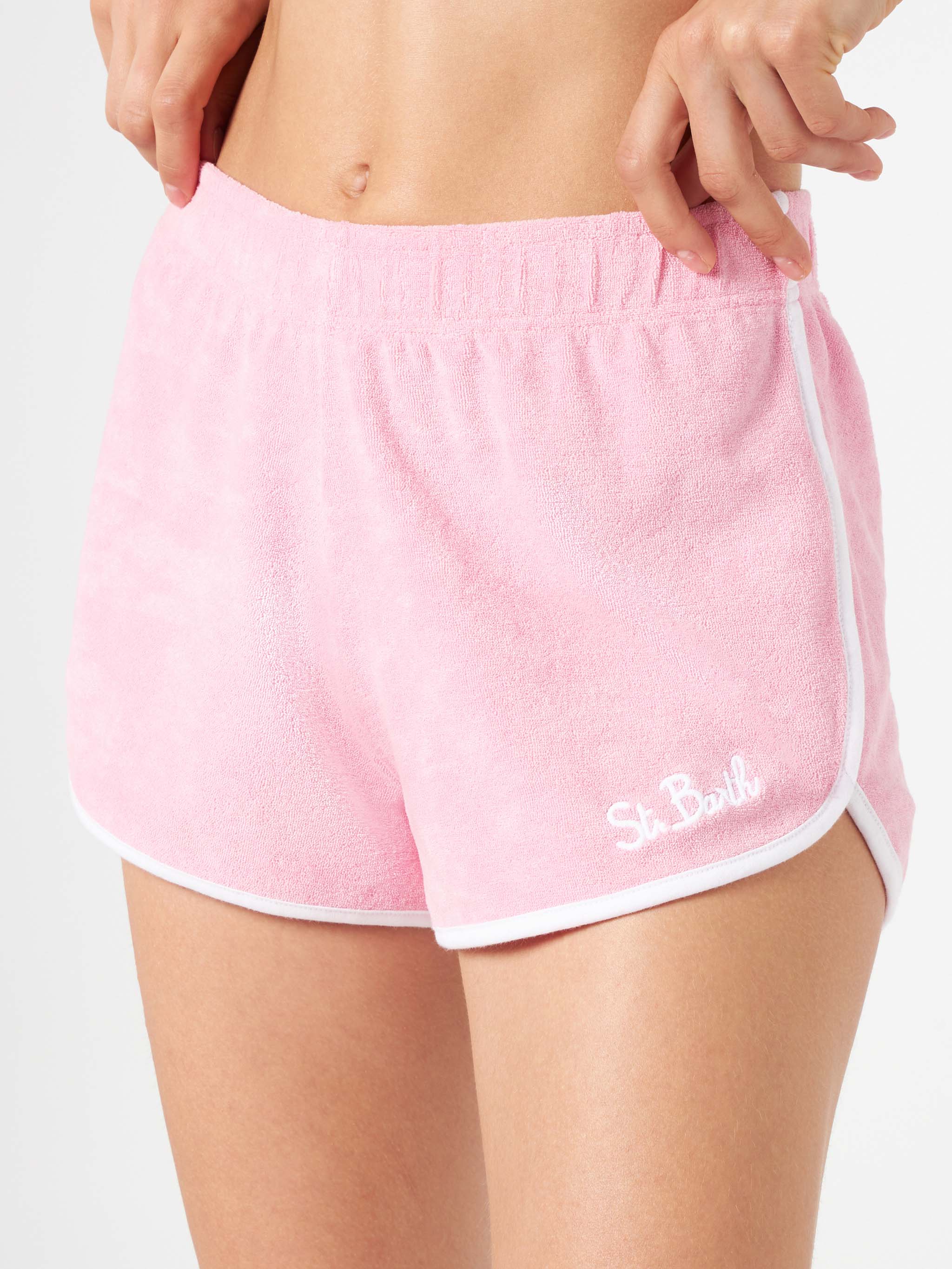 mc2-saint-barth-francine-short-donna-spugna-rosa-special-edition image 3