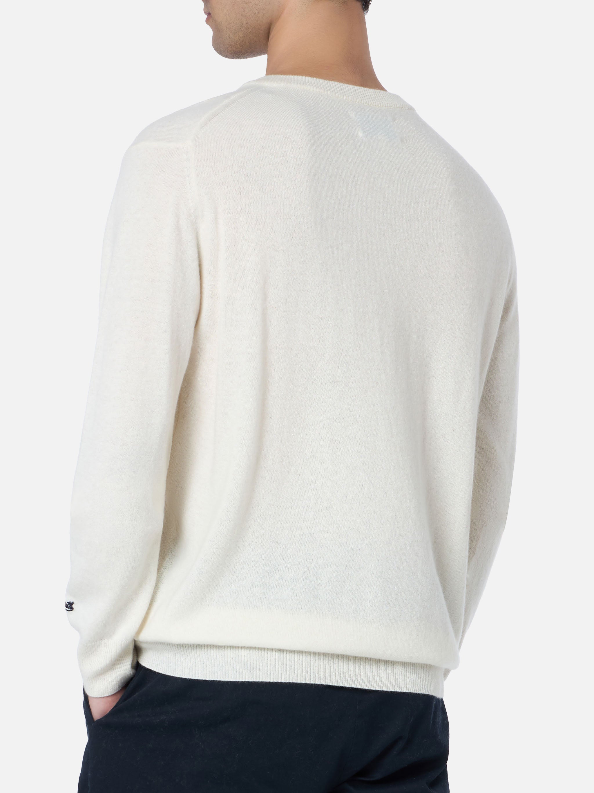 mc2-saint-barth-heron-maglione-girocollo-uomo-bianco-king-of-apres-ski image 3