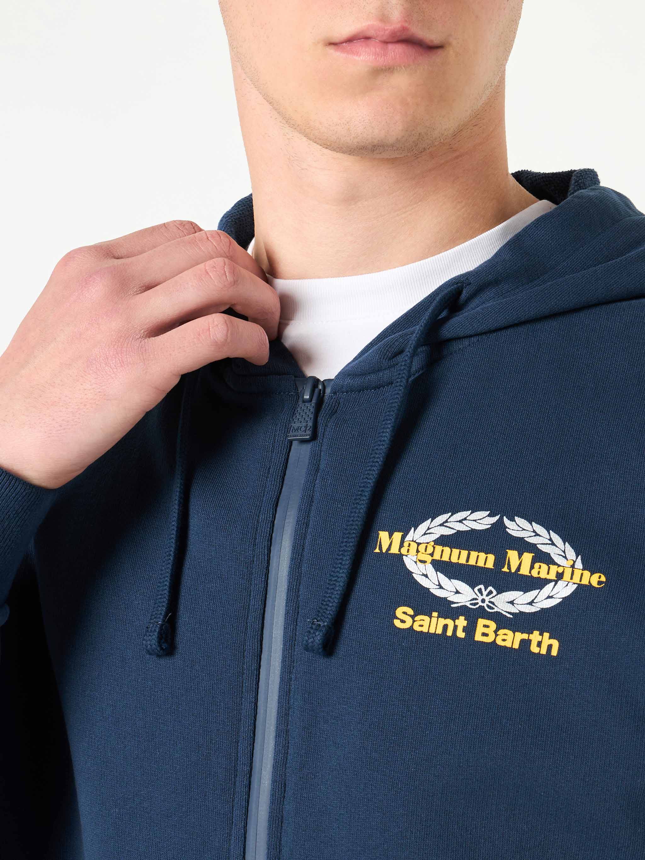 mc2-saint-barth-felpa-con-cappuccio-zip-bro0001-magnum-marine-blu-uomo image 3