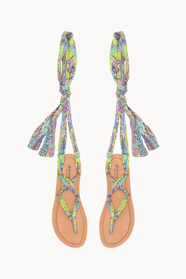 4giveness-sandalo-infradito-foulard-incrocio-sandali-donna image 1