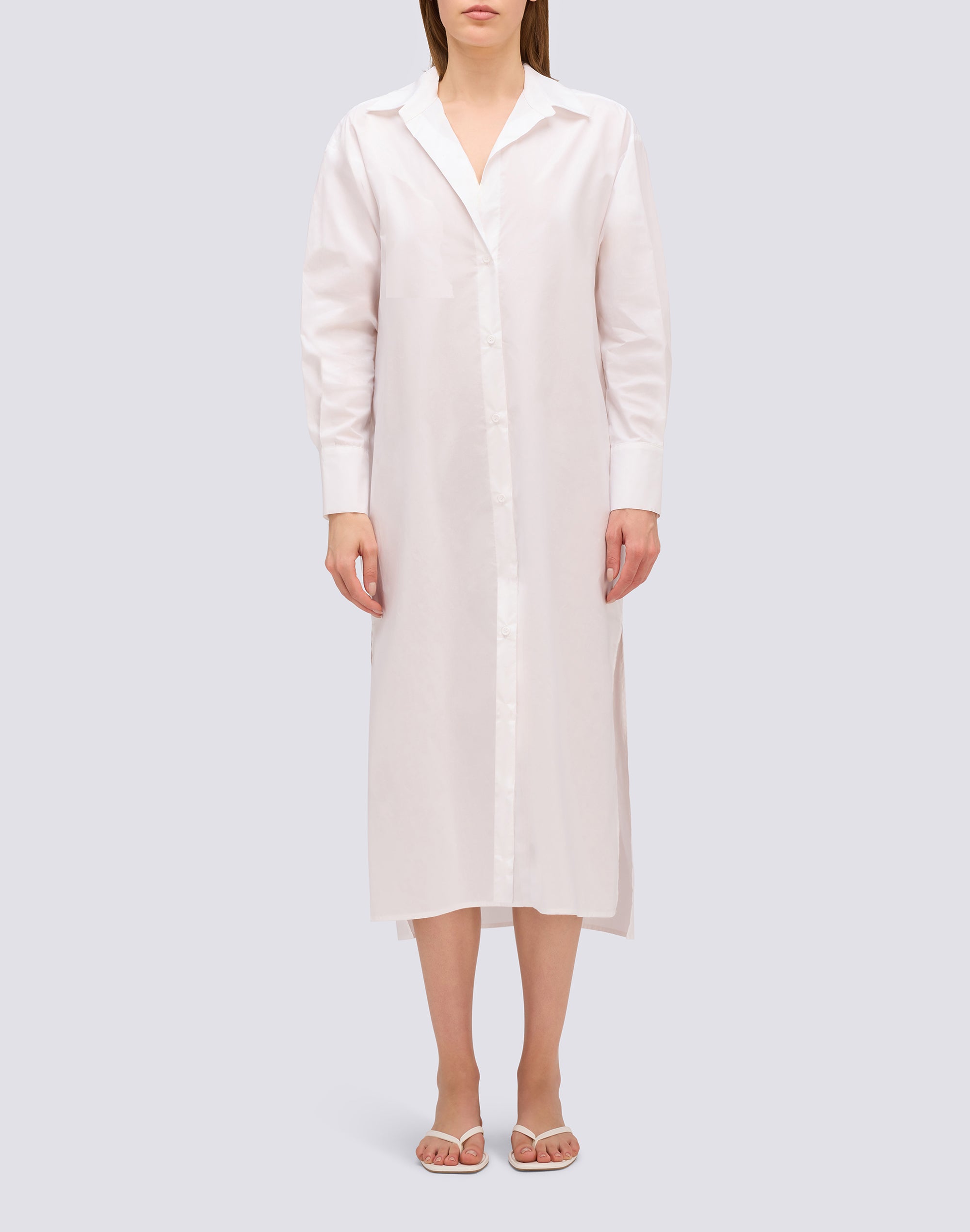sundek-abito-donna-in-popeline-classico-primavera-estate image 2