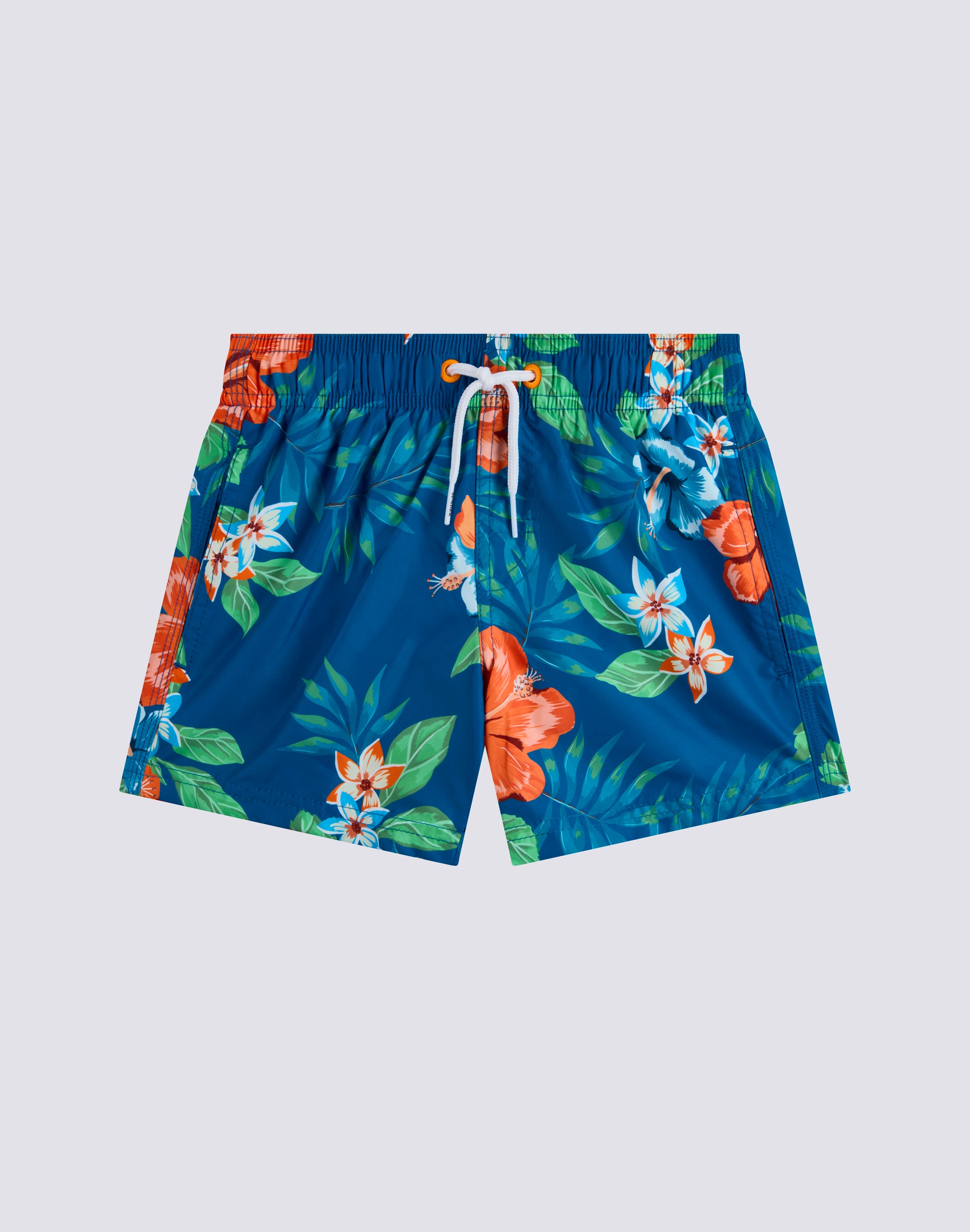sundek-costume-da-bagno-bambino-corto-vita-elasticata-repreve-stampa-island-blis image 2