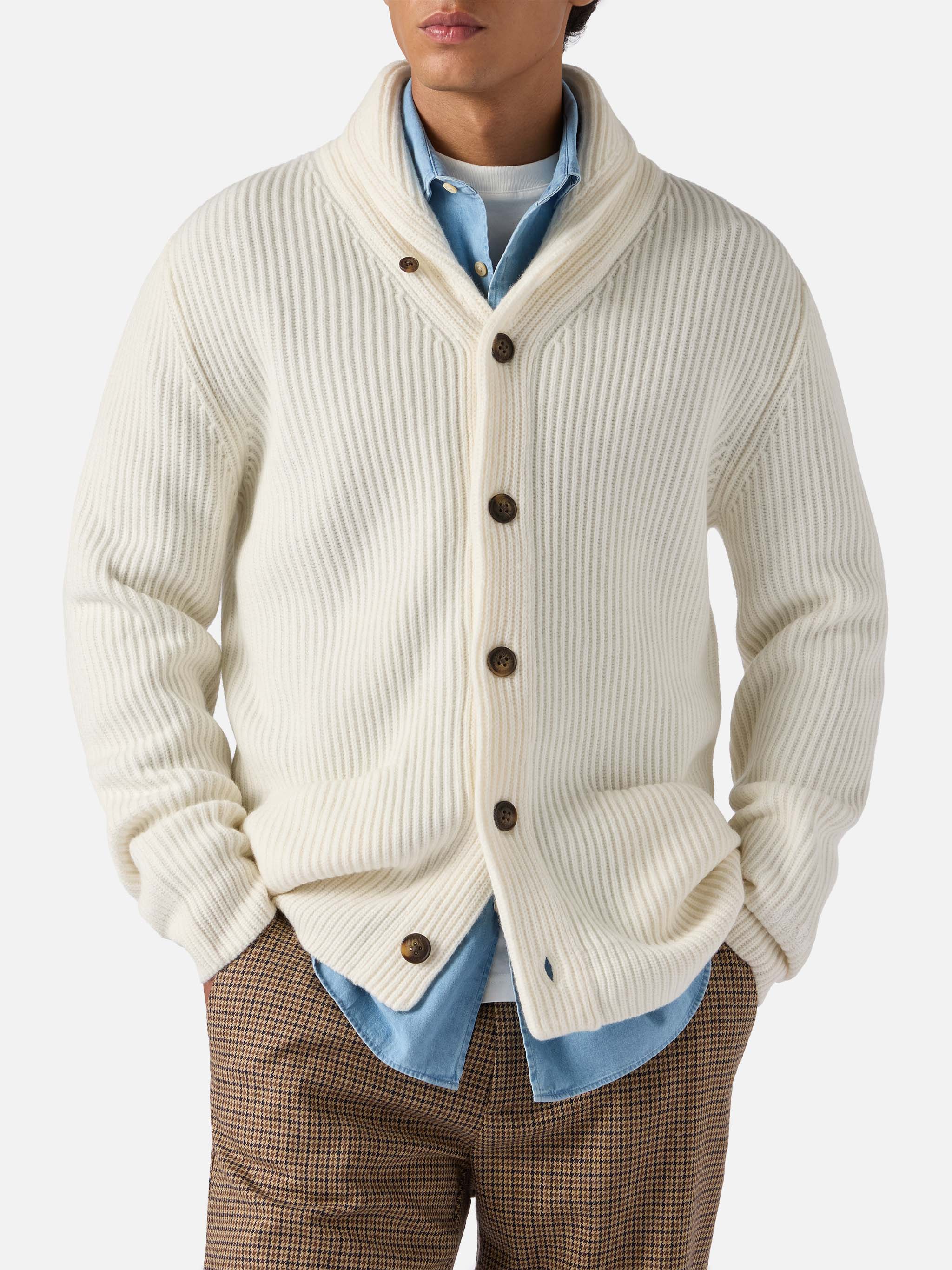 mc2-saint-barth-glasgow-cardigan-uomo-bianco-in-pura-lana image 1