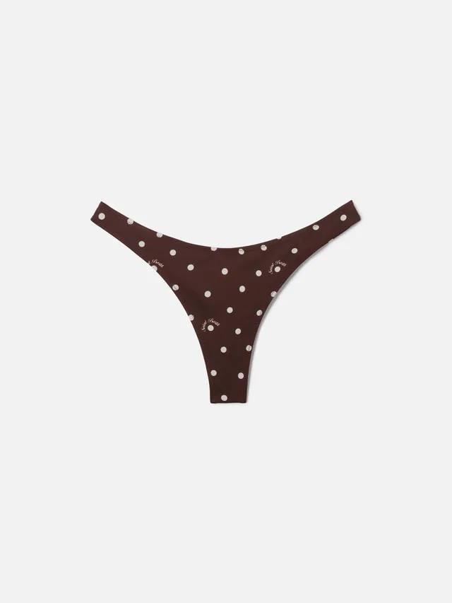mc2-saint-barth-naomi-slip-mare-brasiliana-con-stampa-pois-all-over-marrone-e-pa image 1
