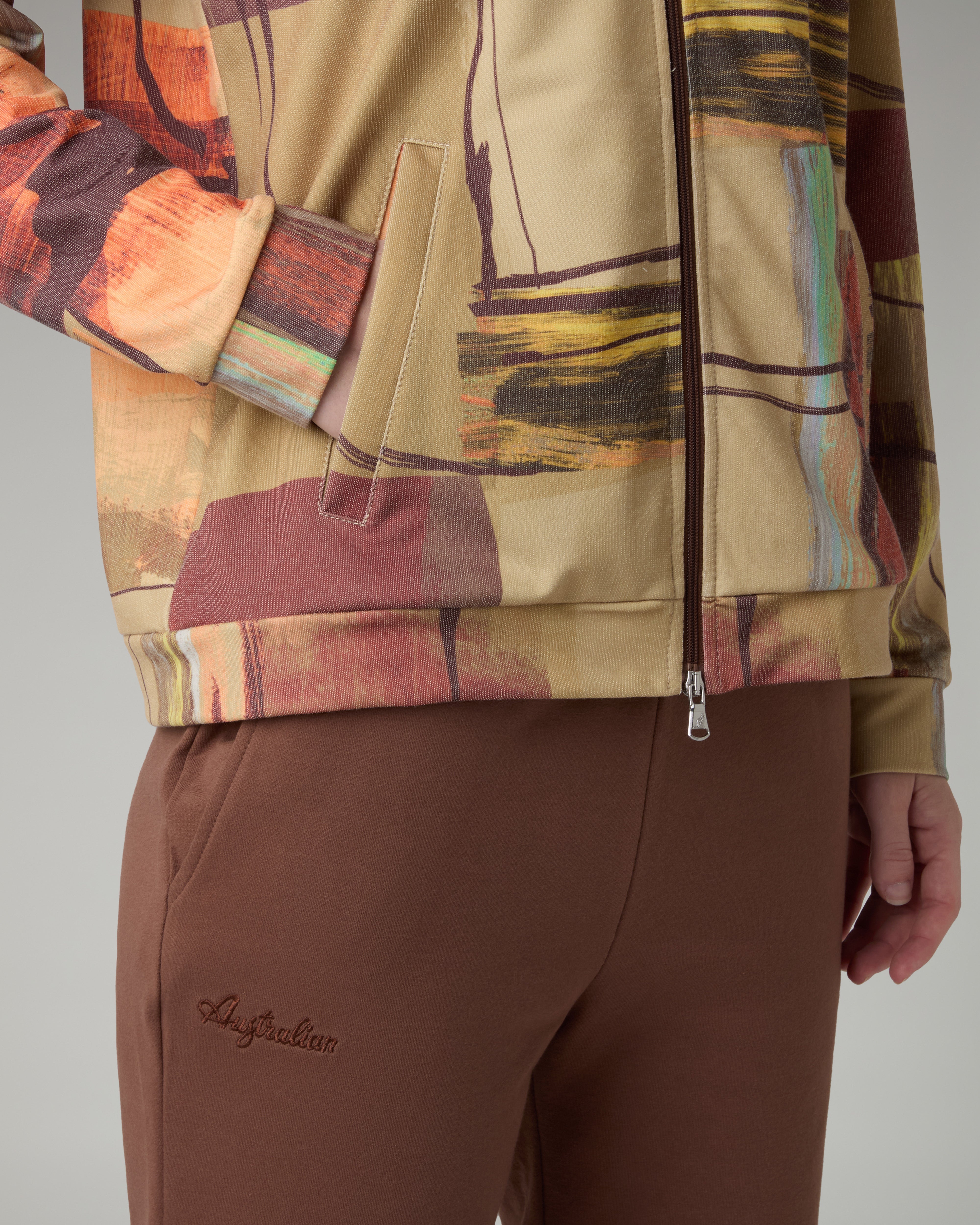 australian-canvas-print-tracksuit-tuta-felpa-leggera-cannella-stampa-digitale image 5