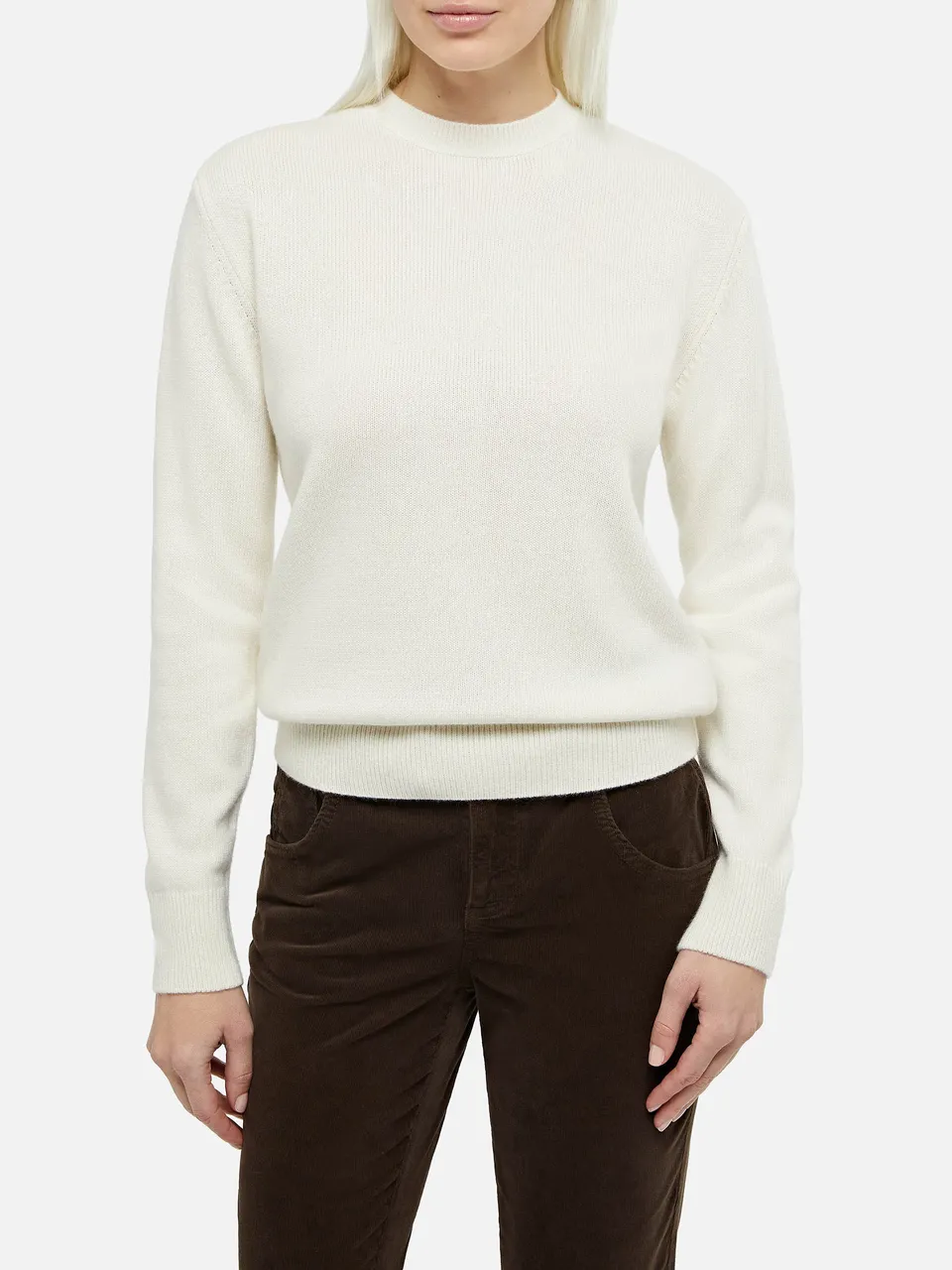 mc2-saint-barth-maglione-sorbonne-panna-in-misto-cashmere-scollo-a-girocollo-con image 1