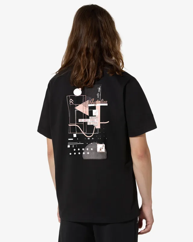 australian-pinkangoo-t-shirt-nera-t-shirt-cotone-regular-fit image 1