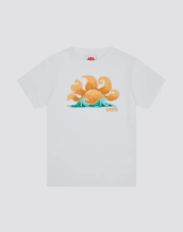 sundek-t-shirt-bambino-manica-corta-stampa-sole-regular image 1