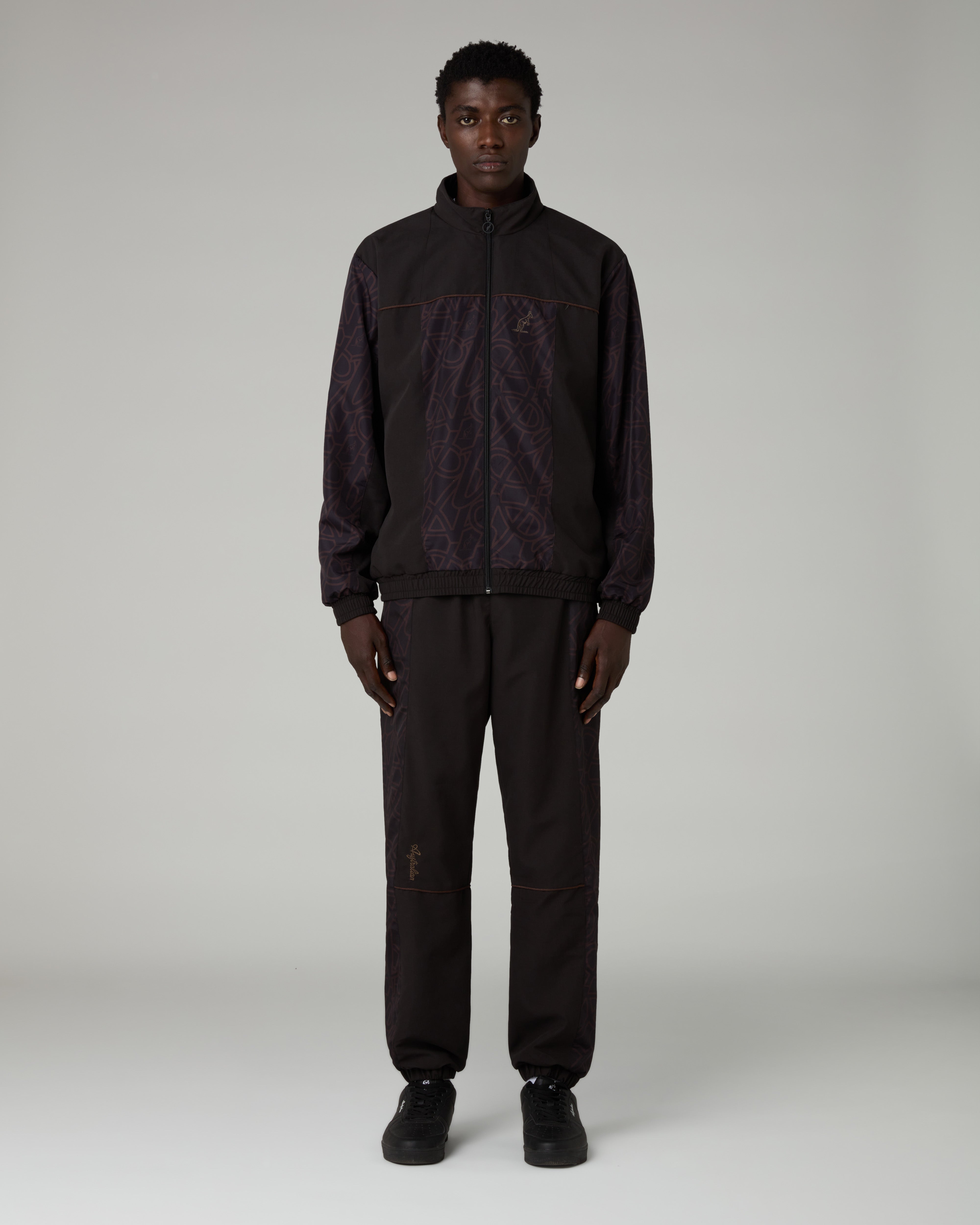 australian-iconissima-tracksuit-tuta-uomo-nero-full-zip image 1