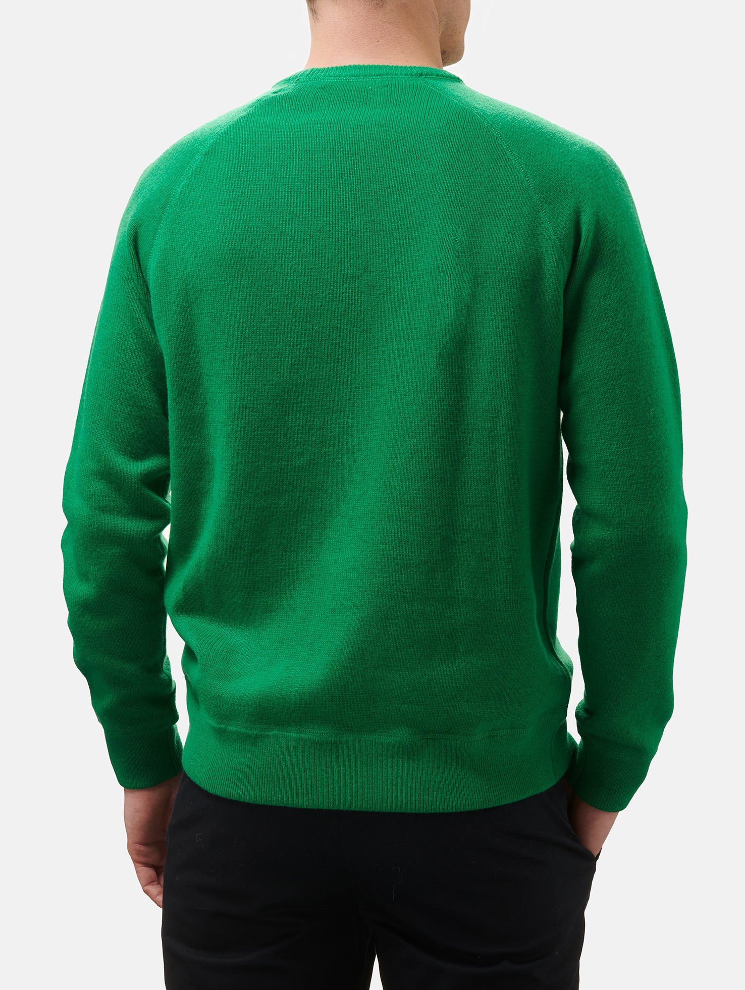 mc2-saint-barth-maglia-uomo-bricklane-in-misto-cashmere-verde-tinta-unita-giroco image 2