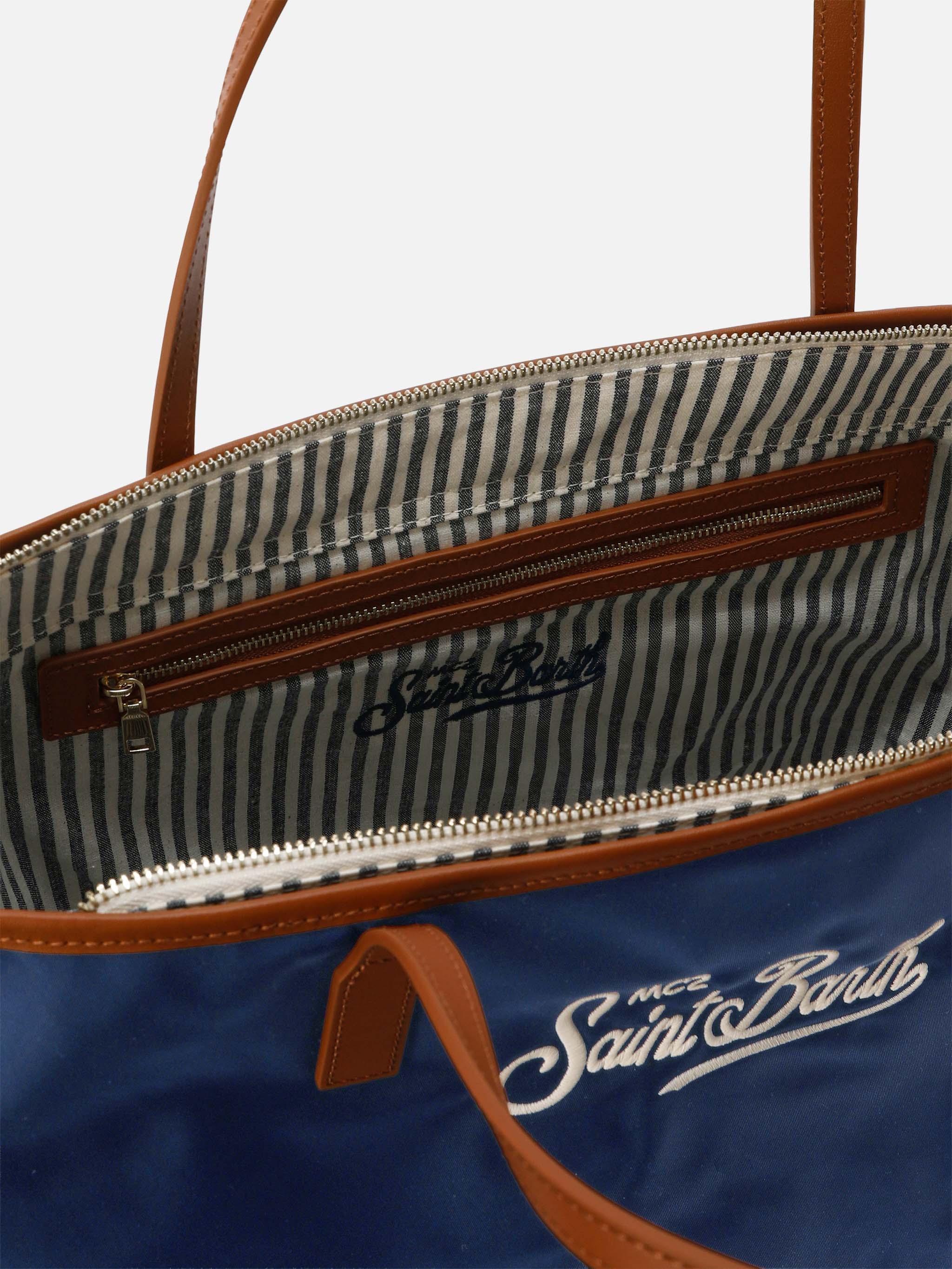 mc2-saint-barth-city-borsa-shopper-donna-nylon-blu-navy-regular image 4