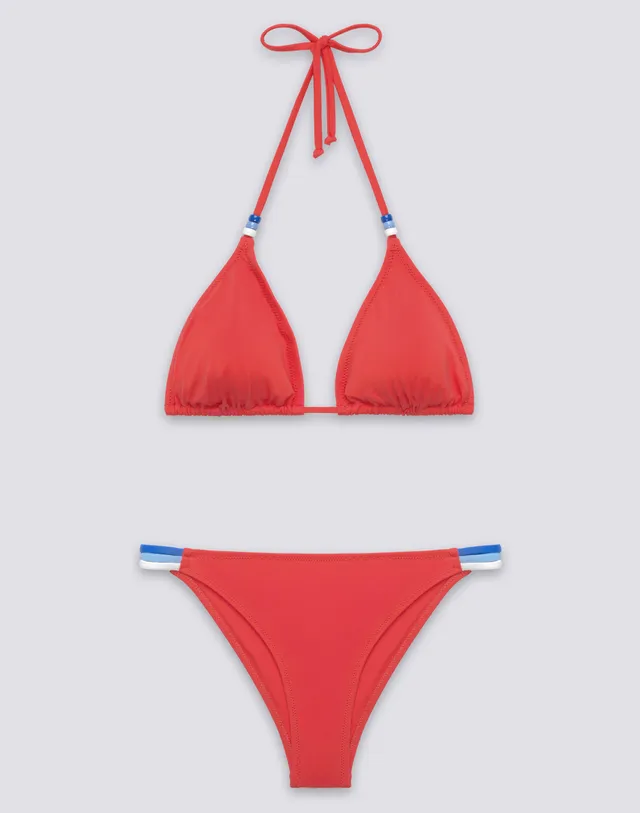 sundek-jennifer-bikini-triangolo-a-vela-imbottito-e-slip-fisso-arcobaleno image 1