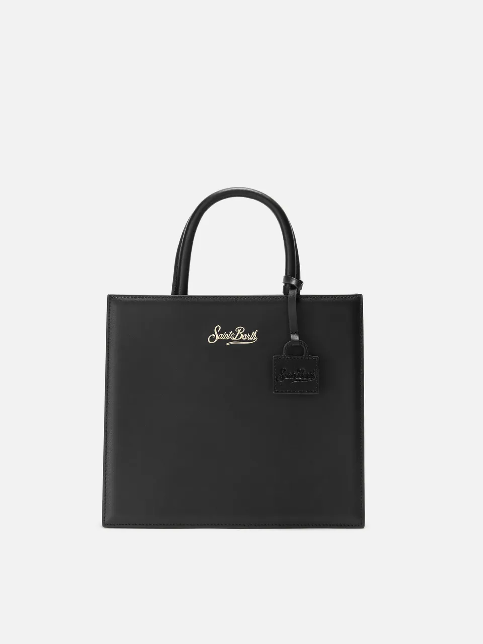 mc2-saint-barth-shop-bag-midi-borsa-in-pelle-nera-con-tracolla image 1