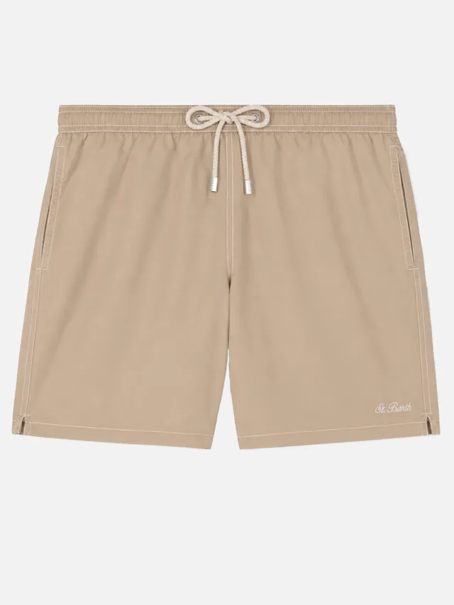 mc2-saint-barth-patmos-costume-mare-uomo-beige-classico image 1