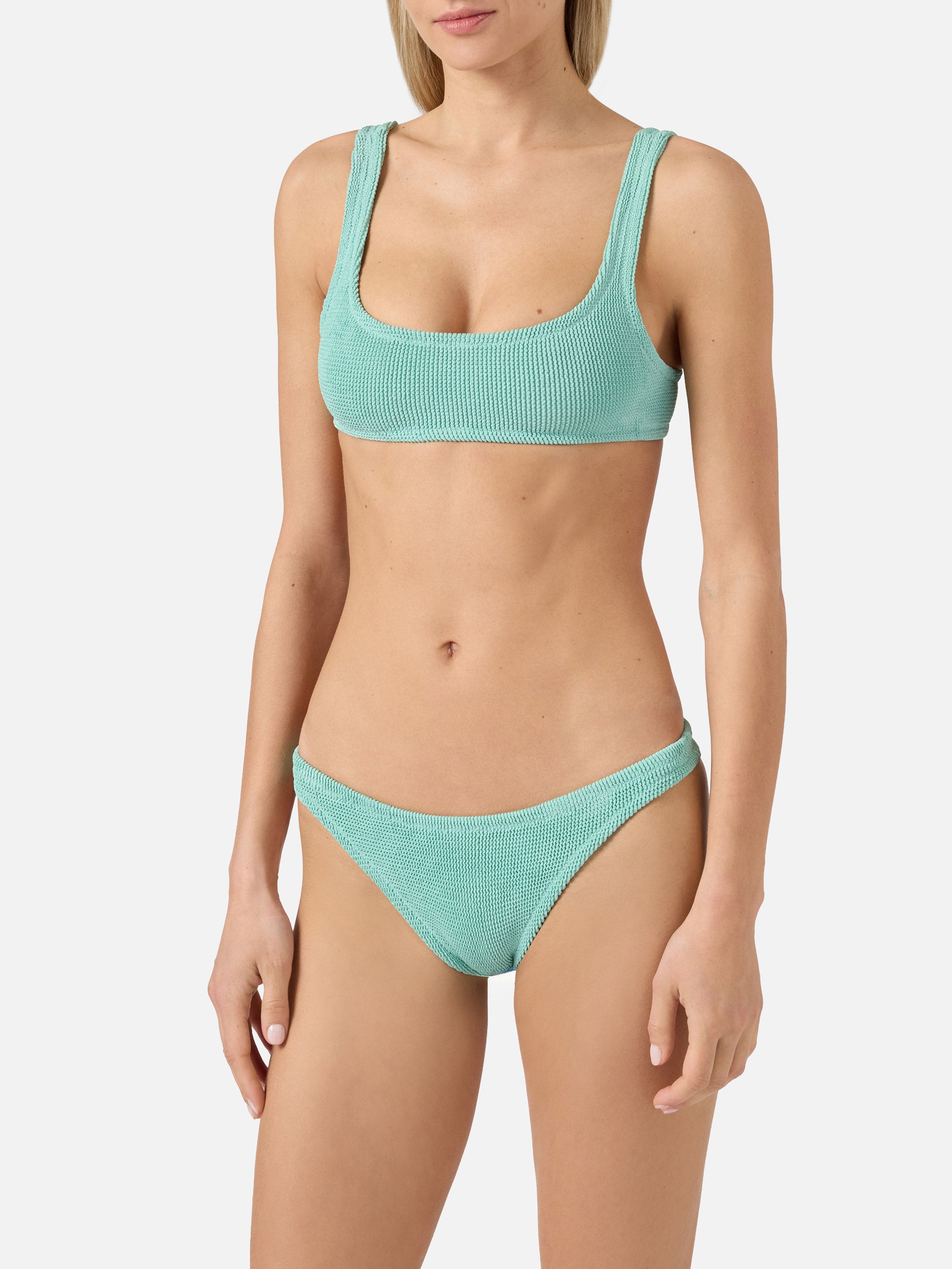 mc2-saint-barth-naima-naomi-bikini-donna-crinkle-lurex-verde-acqua image 2