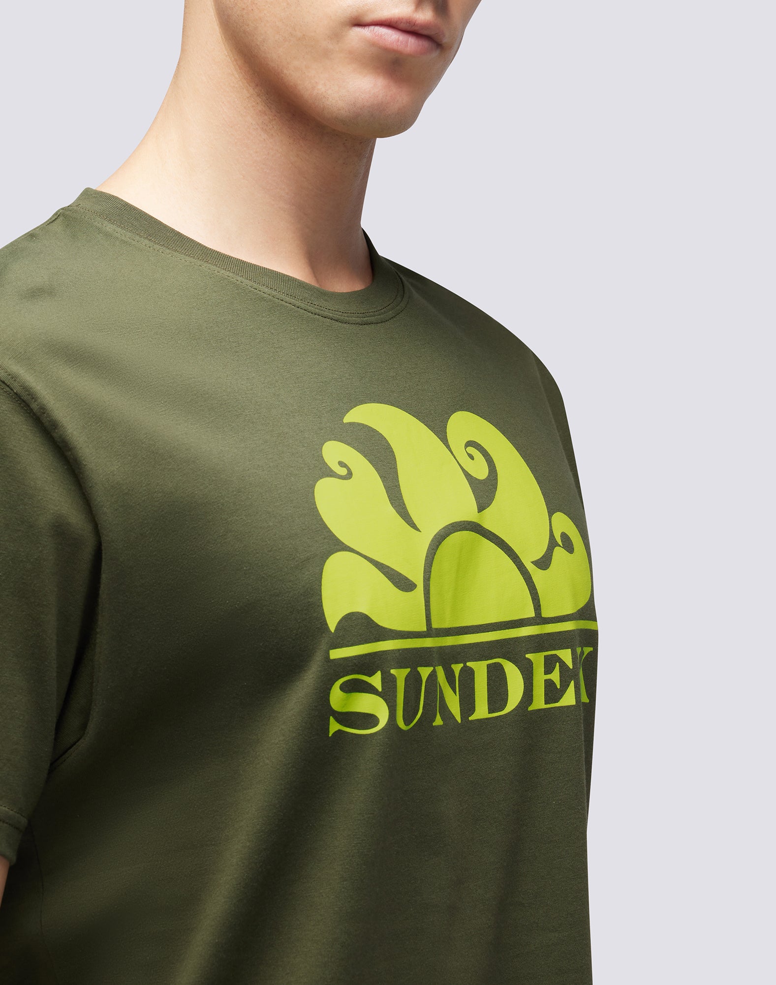 sundek-t-shirt-uomo-girocollo-in-cotone-con-maxi-logo image 3