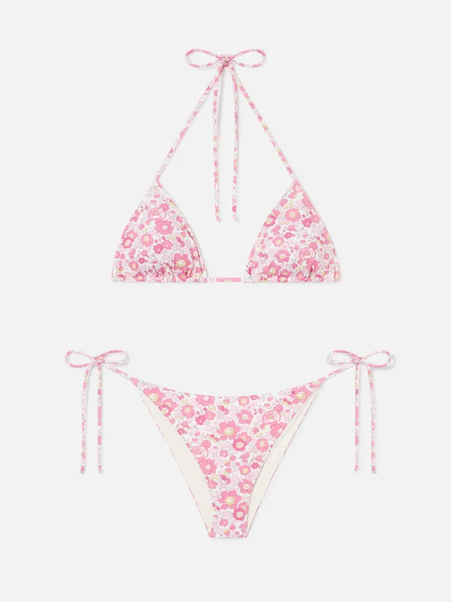 mc2-saint-barth-leah-virgo-bikini-donna-triangolo-tessuto-liberty-rosa image 1