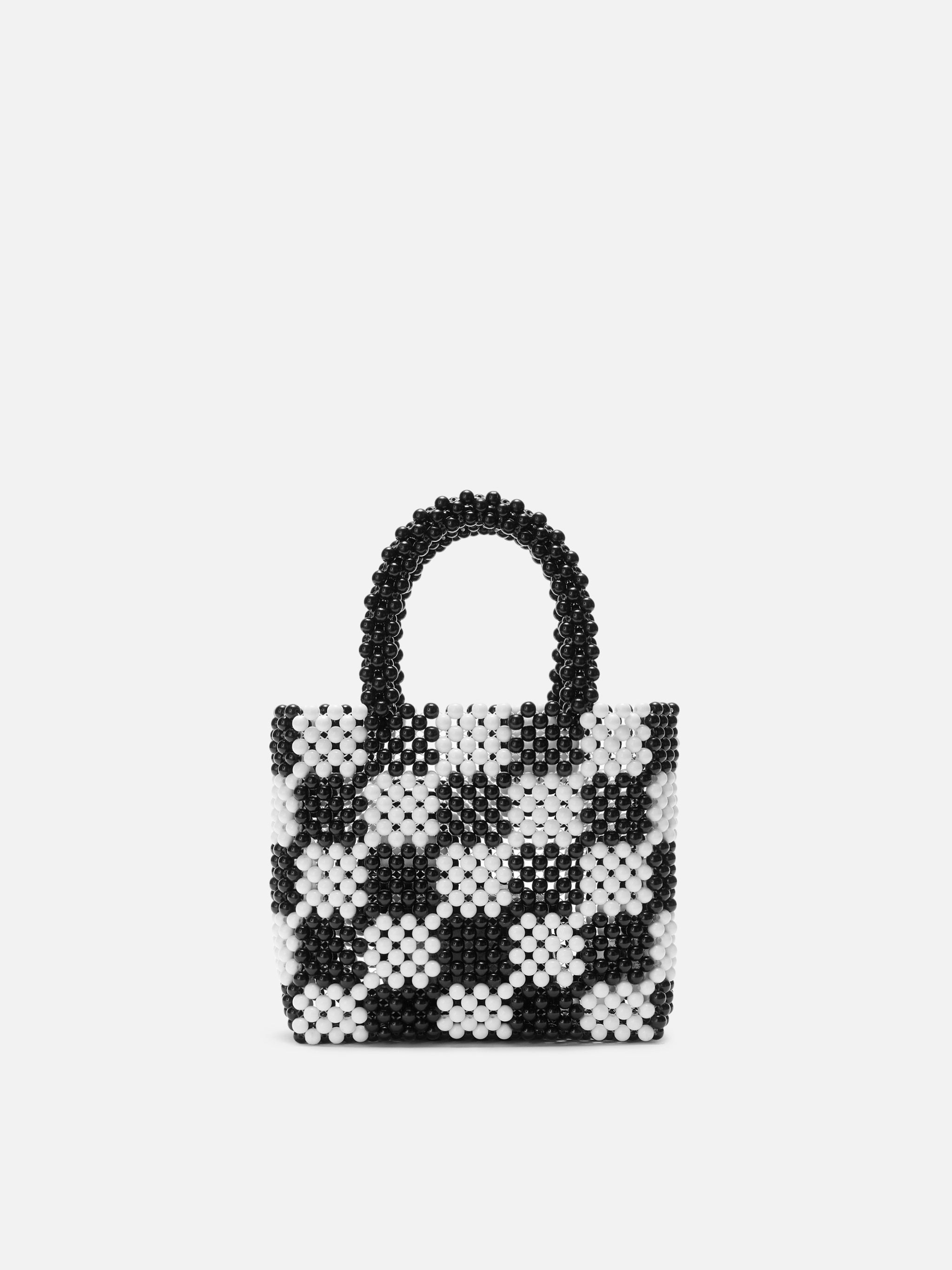 mc2-saint-barth-madame-borsa-piccola-con-perline-multicolor-nera-shoulder-bag image 4