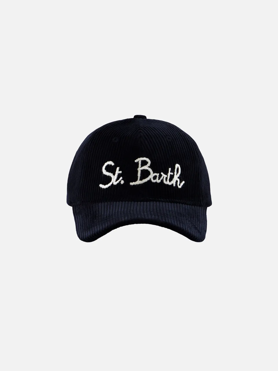berretto-da-baseball-mc2-saint-barth-in-velluto-a-coste-blu-navy-con-ricamo-st-b image 1