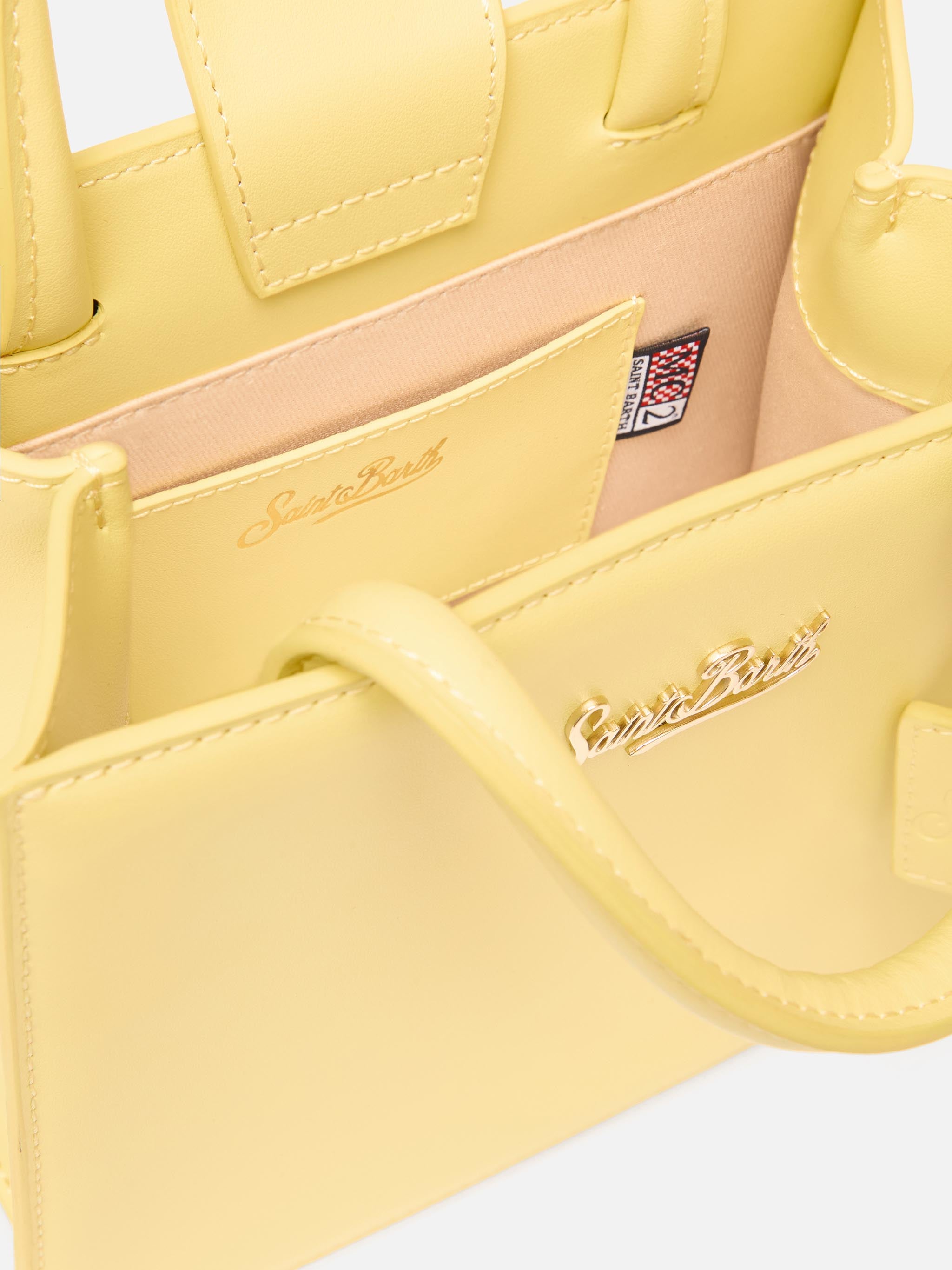 mc2-saint-barth-borsa-shop-mini-in-pelle-liscia-giallo-tenue image 5