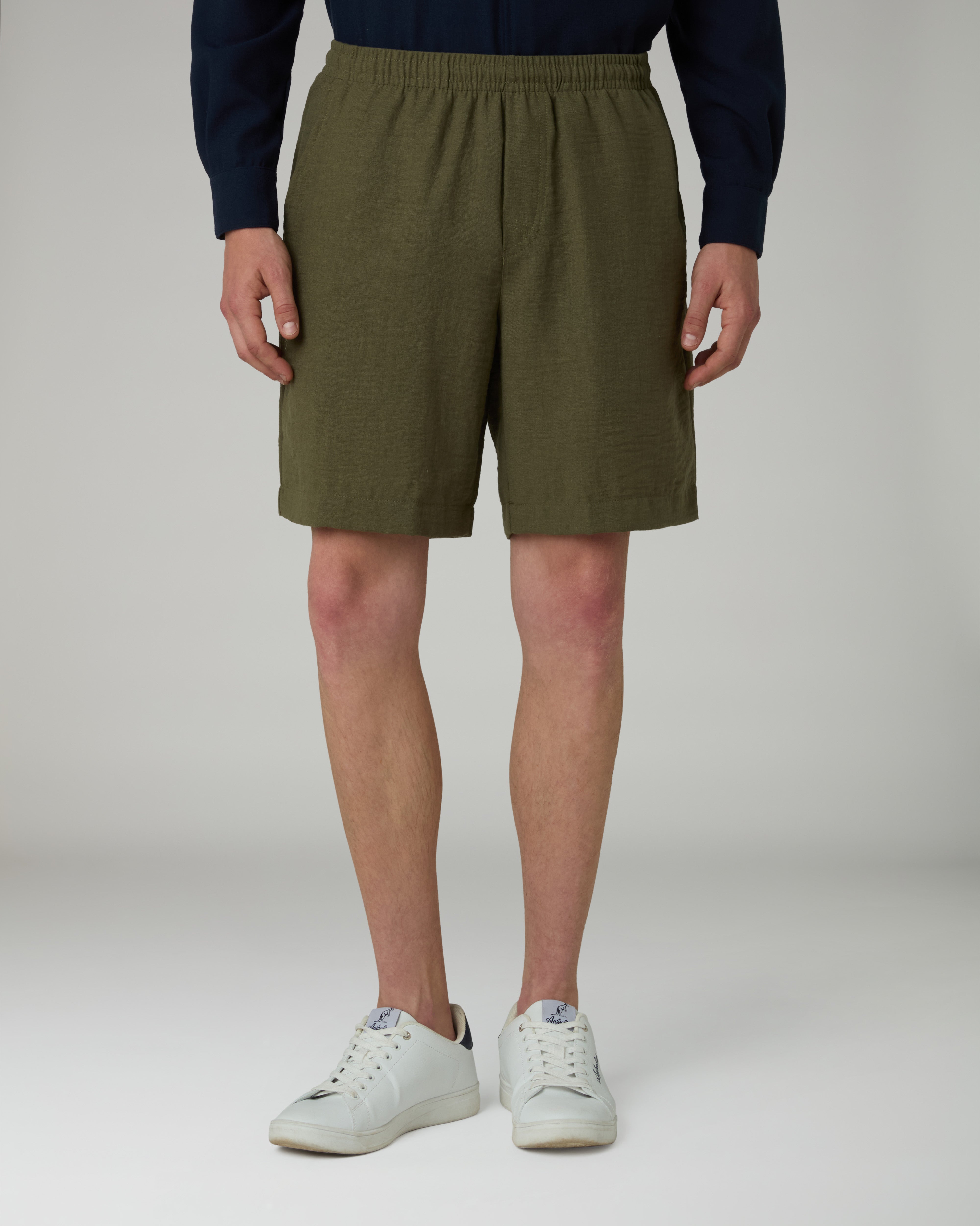 australian-doric-light-short-pantaloncino-canvas-con-coulisse image 1