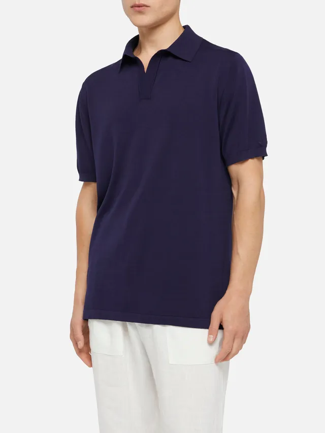 mc2-saint-barth-sloan-polo-uomo-maglia-seta-cotone-blu-navy image 1