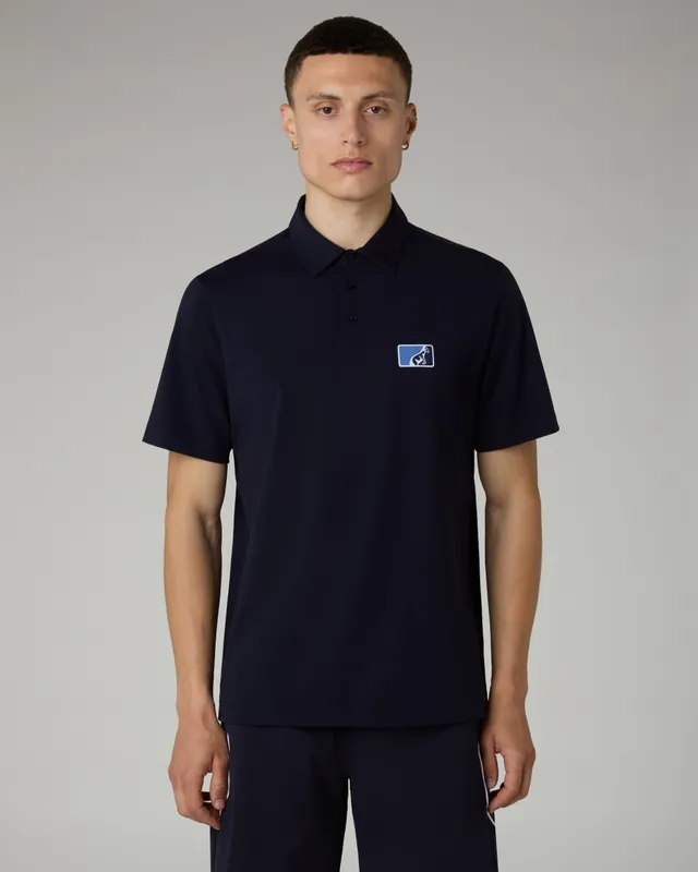 australian-league-flow-polo-shirt-eclipse-blue image 1