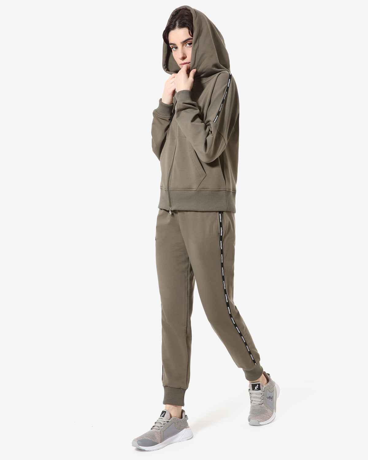 australian-tape-logo-full-zip-sportswear-giacca-donna-verde-aneto image 2