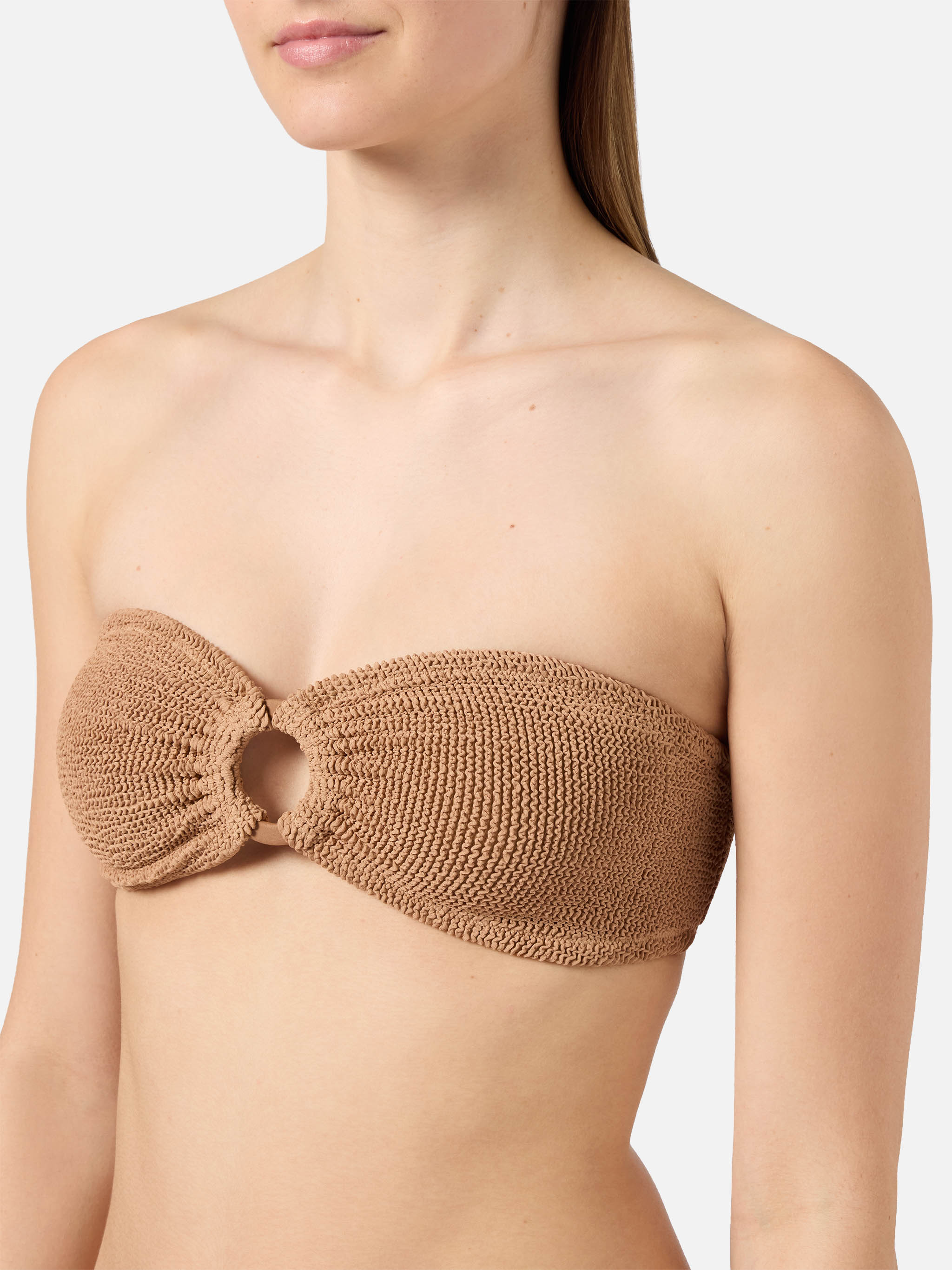 top-bikini-yulia-mc2-saint-barth-a-fascia-in-tessuto-crinkle-arancione image 2