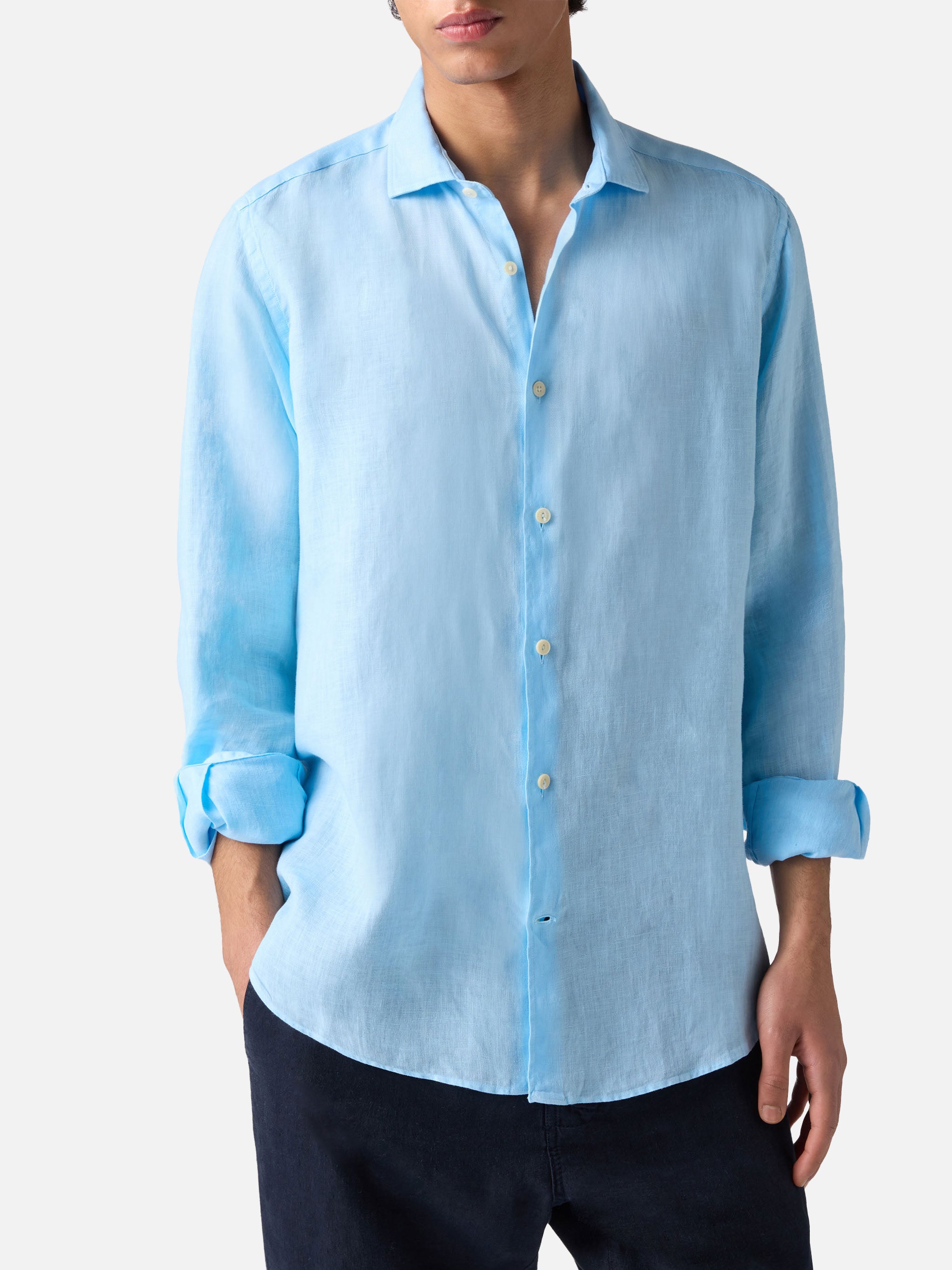 mc2-saint-barth-camicia-pamplona-uomo-in-lino-azzurro-chiaro image 1