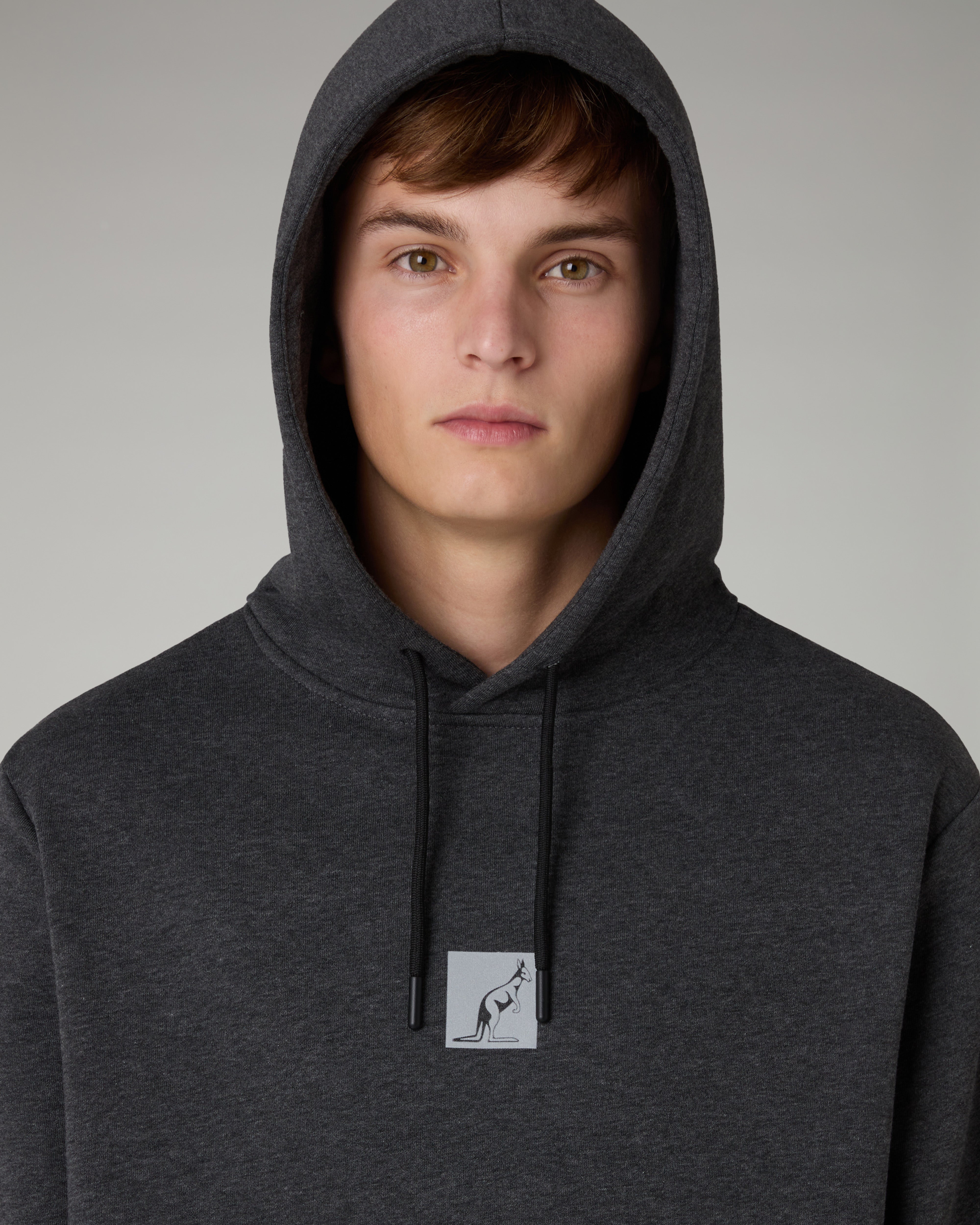 australian-nocturna-hoodie-felpa-con-cappuccio-antracite-melange image 4