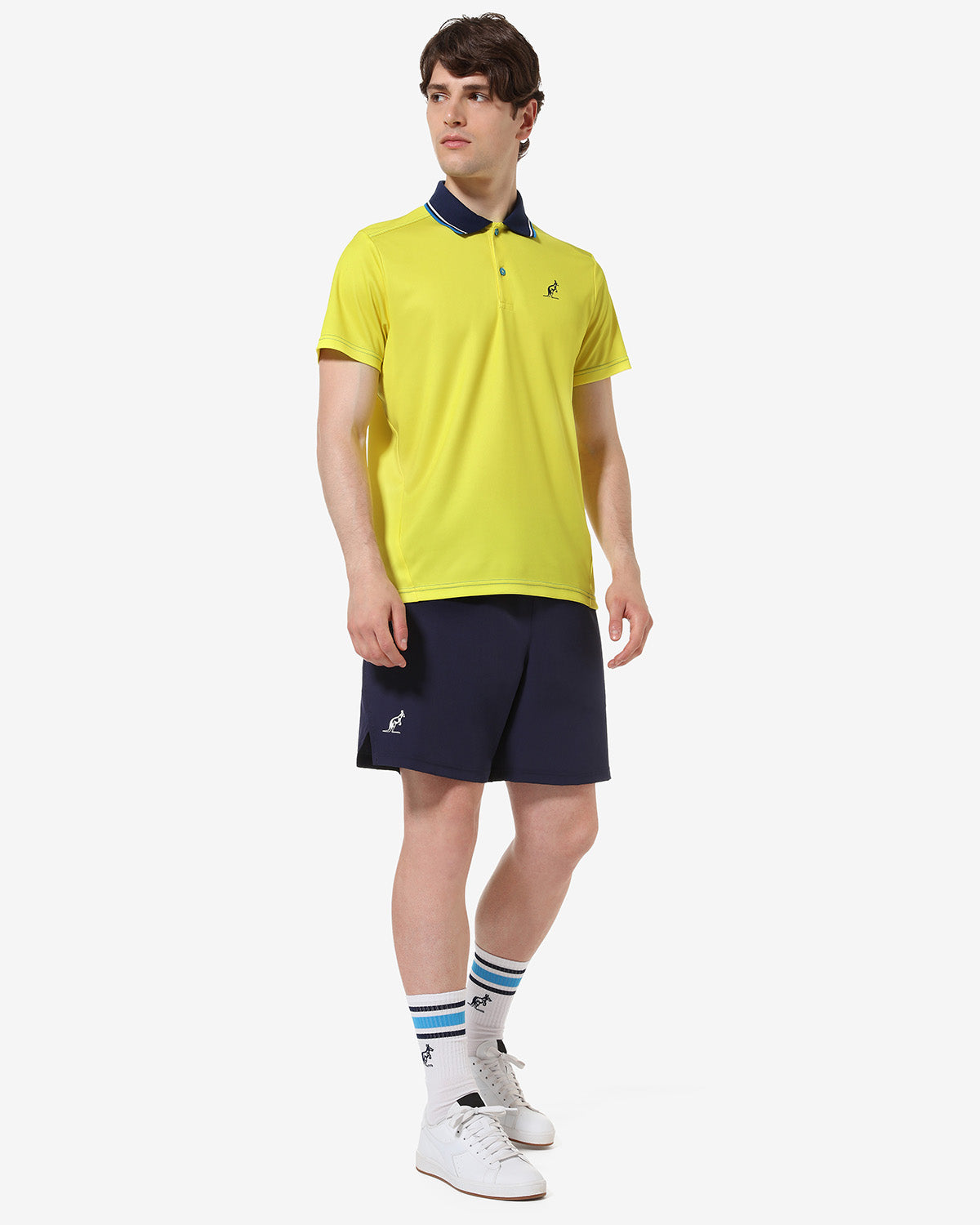 australian-tech-ace-polo-shirt-tennis-gialla-performance image 2