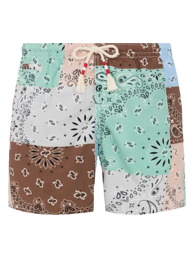 mc2-saint-barth-costume-mare-caprese-media-lunghezza-con-stampa-bandana-patch image 1