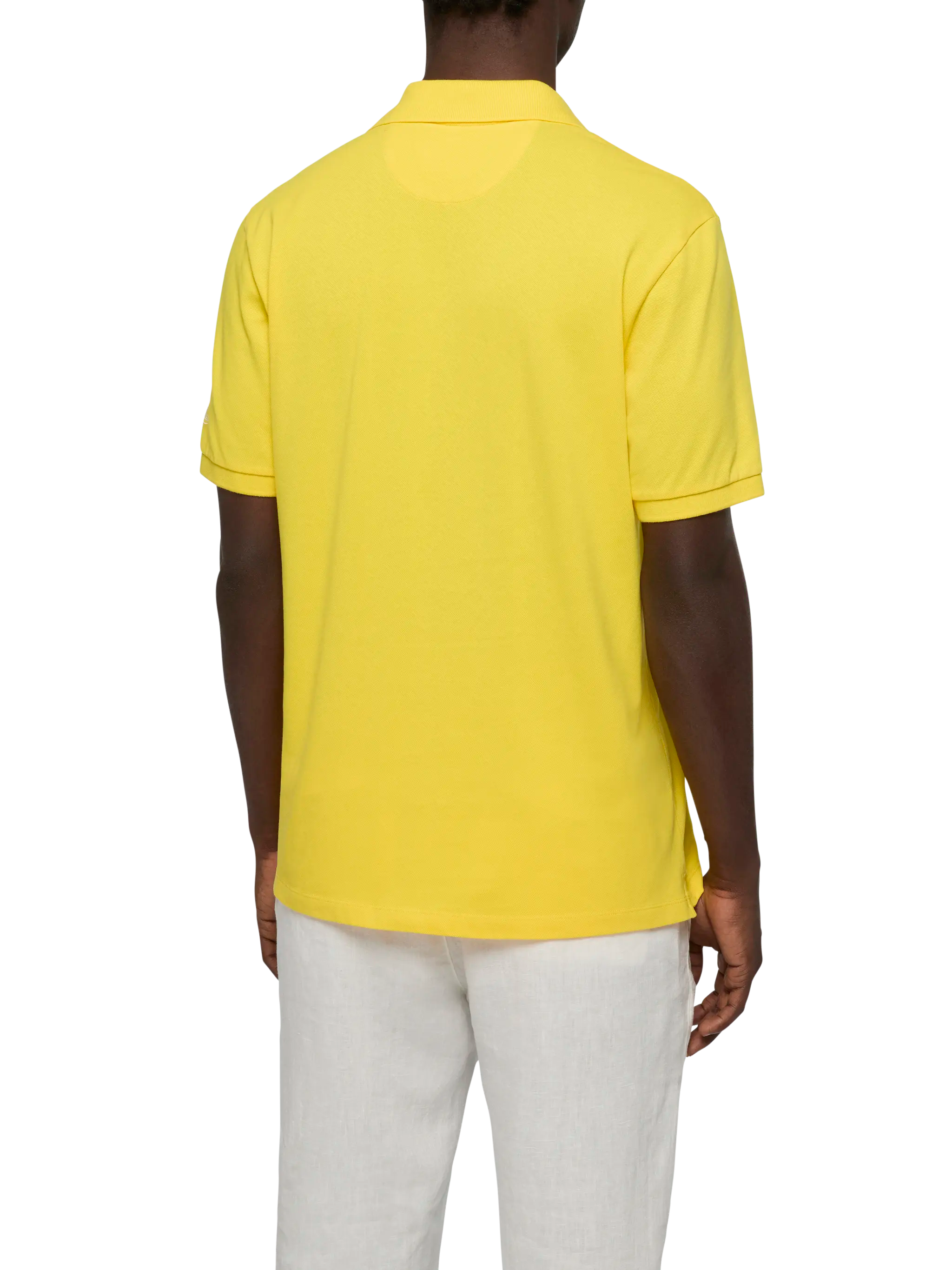 mc2-saint-barth-polo-charles-in-piqu-di-cotone-giallo-senza-bottoni-vestibilit-r image 2