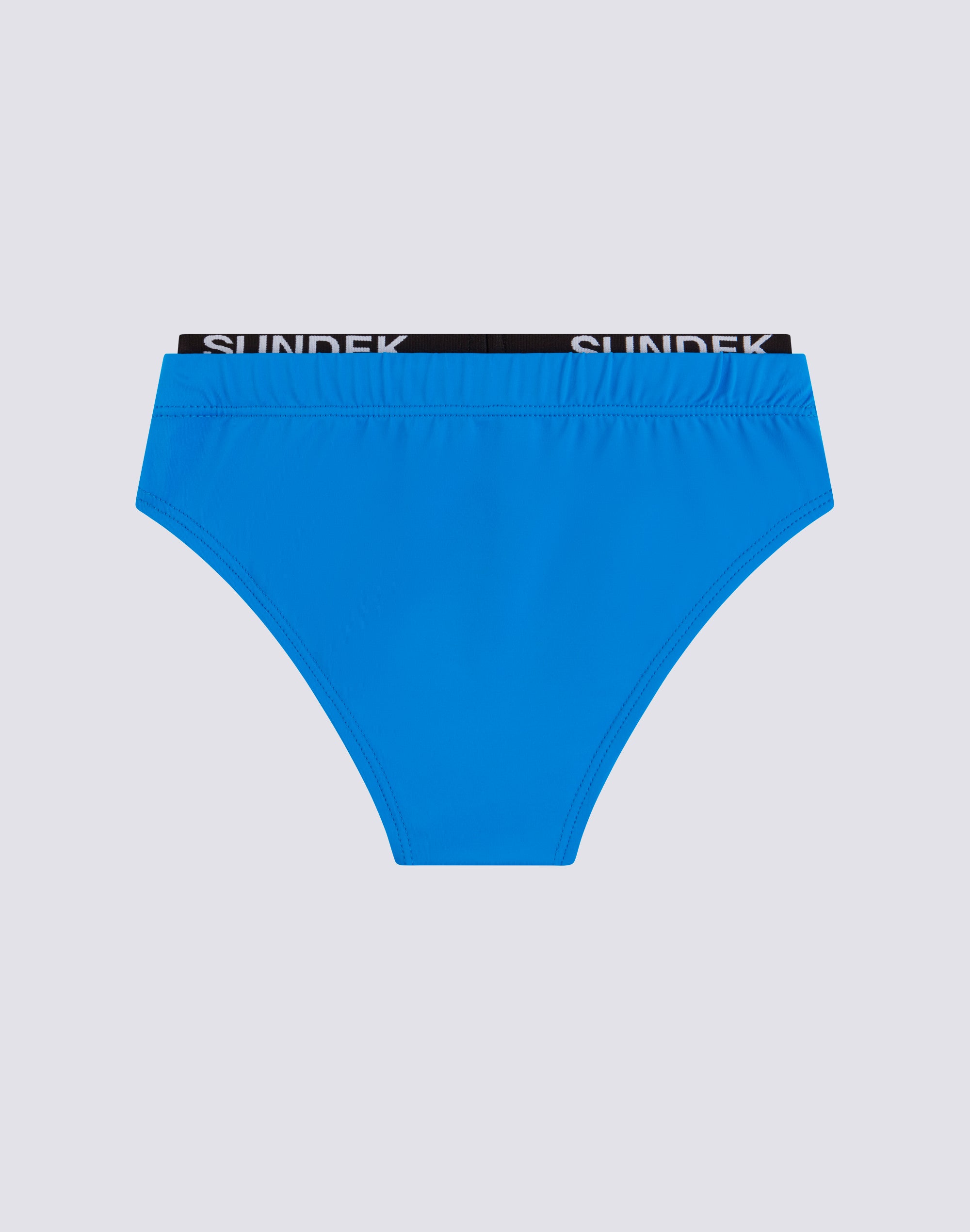 sundek-slip-mare-bambino-con-banda-elastica-logo-in-nylon-econyl image 2