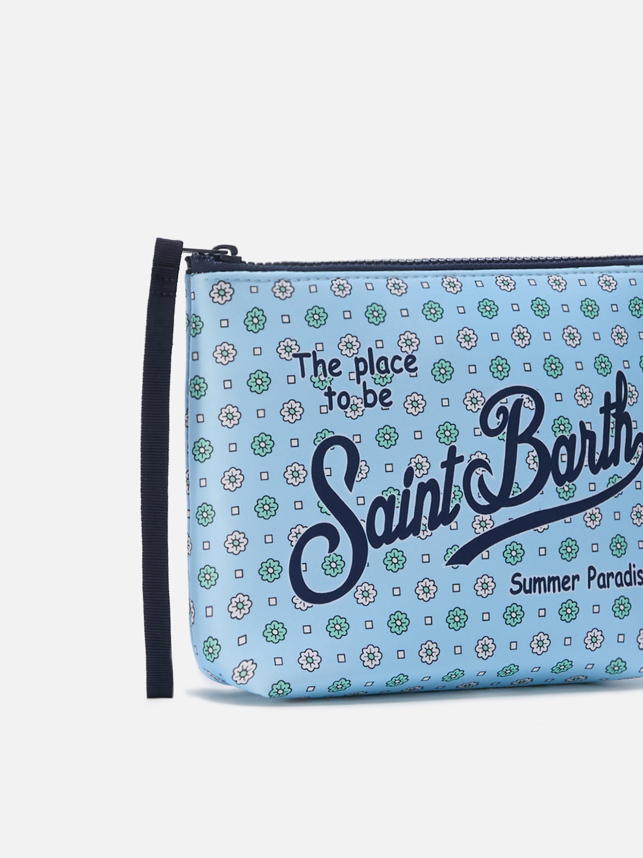 mc2-saint-barth-aline-pochette-in-scuba-azzurra-a-fiori-all-over image 2