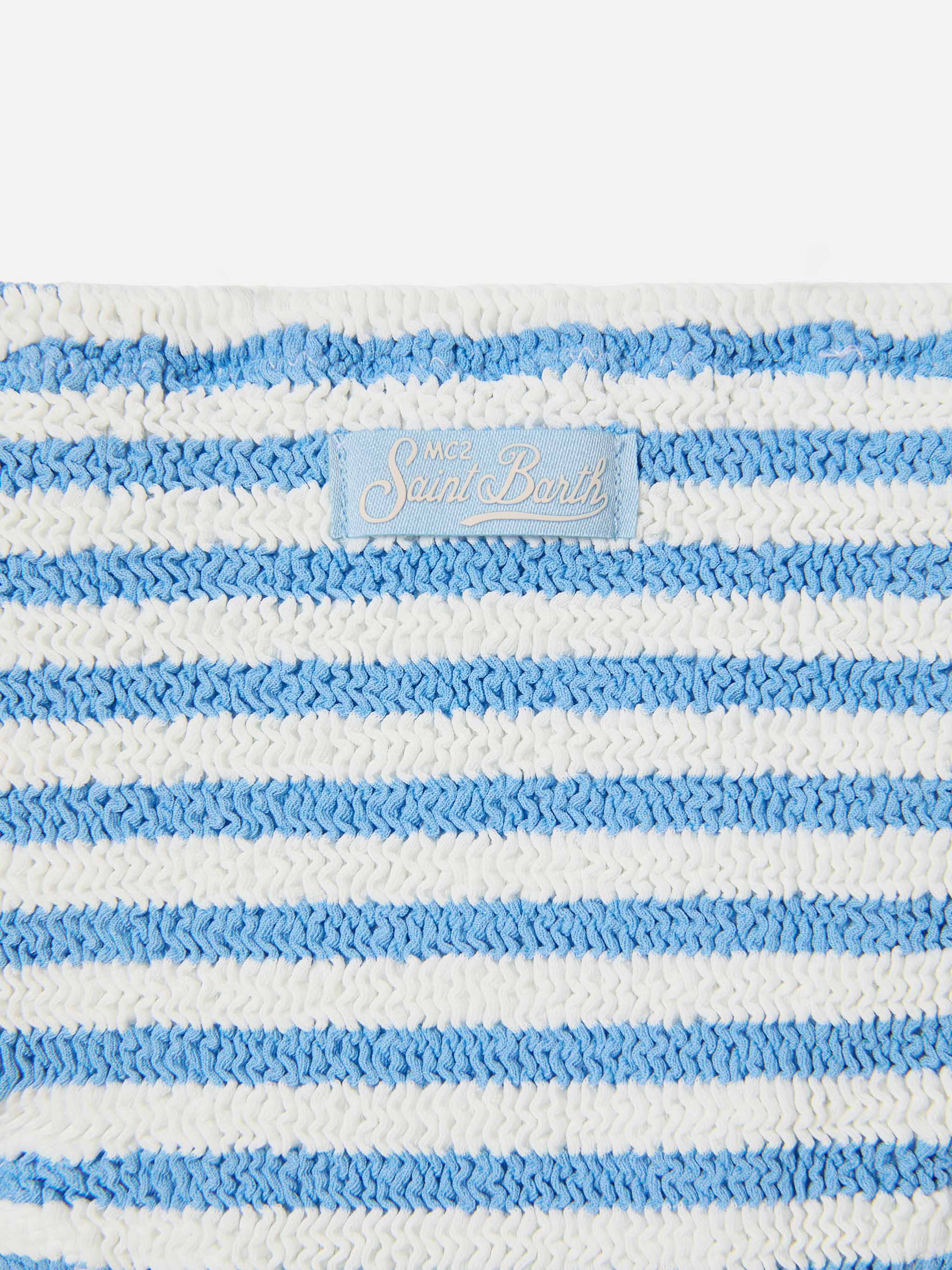 mc2-saint-barth-baker-bikini-bimba-crinkle-righe-azzurre-top-bralette image 3