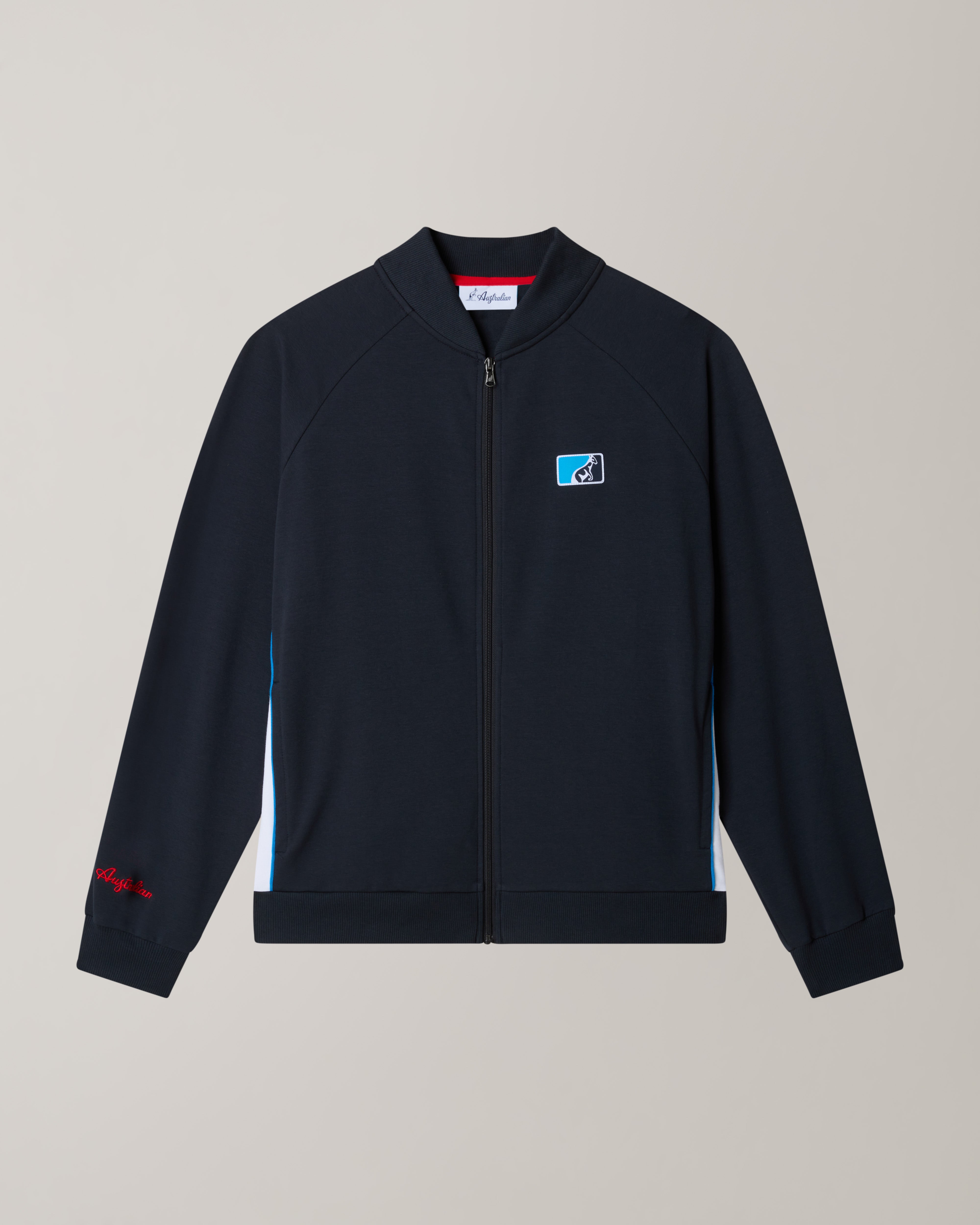 australian-league-track-jacket-in-felpa-blu-navy image 6