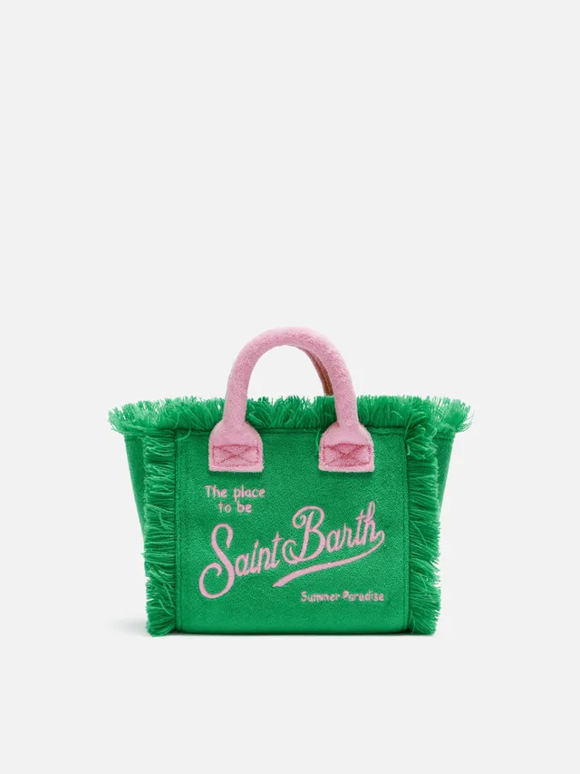 mc2-saint-barth-mini-vanity-sponge-bag-verde-in-spugna-con-tracolla image 1