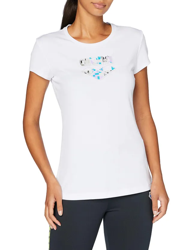 arena-gym-logo-t-shirt-sportiva-donna-manica-corta image 1