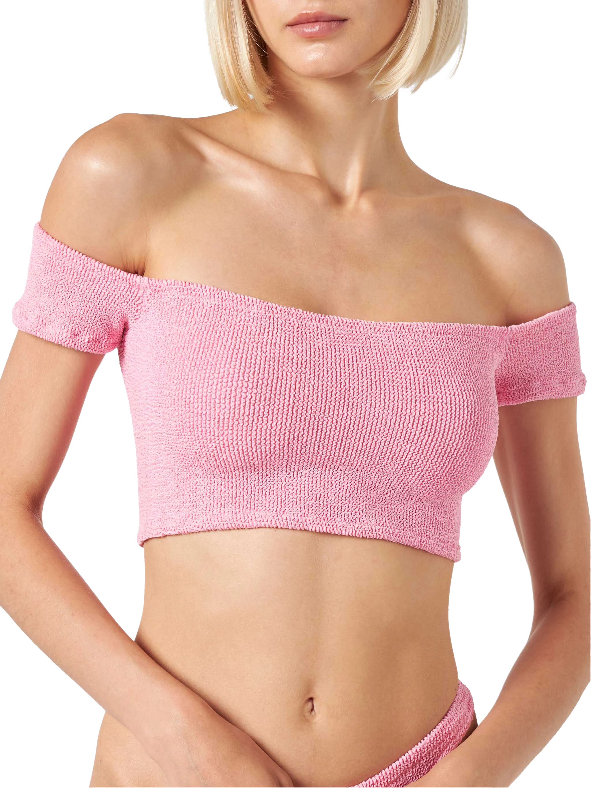 mc2-saint-barth-bikini-zena-naomi-donna-rosa-crinkle-top-spalline-larghe-slip-ch image 3