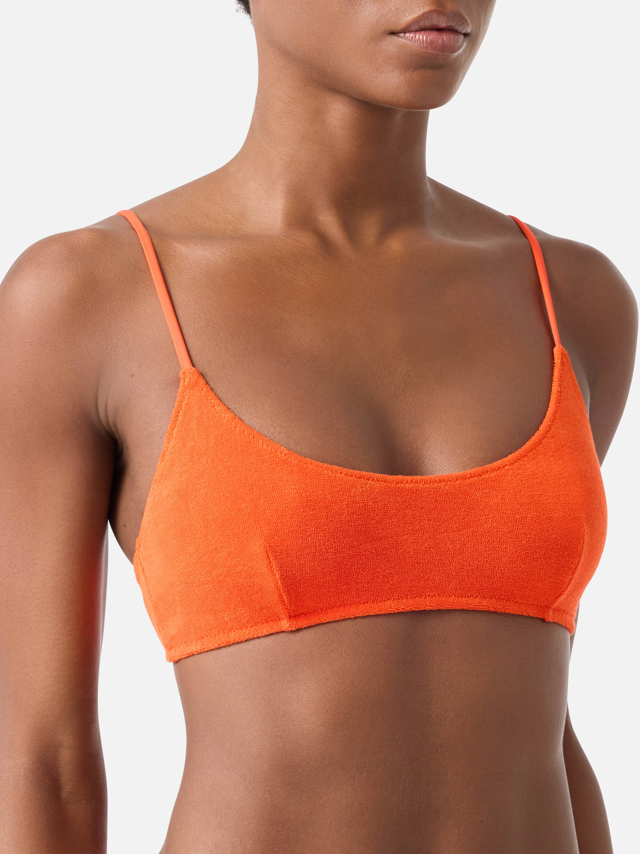 bikini-mc2-saint-barth-judy-naomi-bralette-in-tessuto-effetto-spugna-arancione image 3